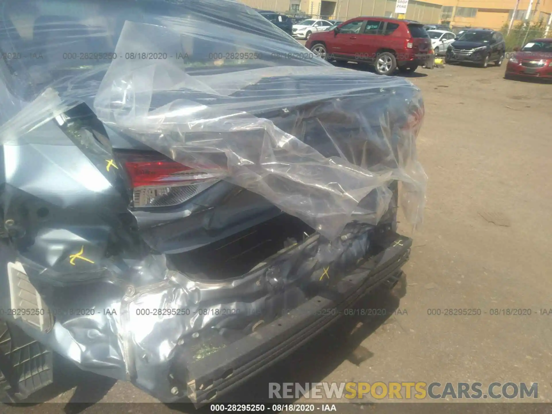 6 Photograph of a damaged car JTDS4RCE1LJ017994 TOYOTA COROLLA 2020