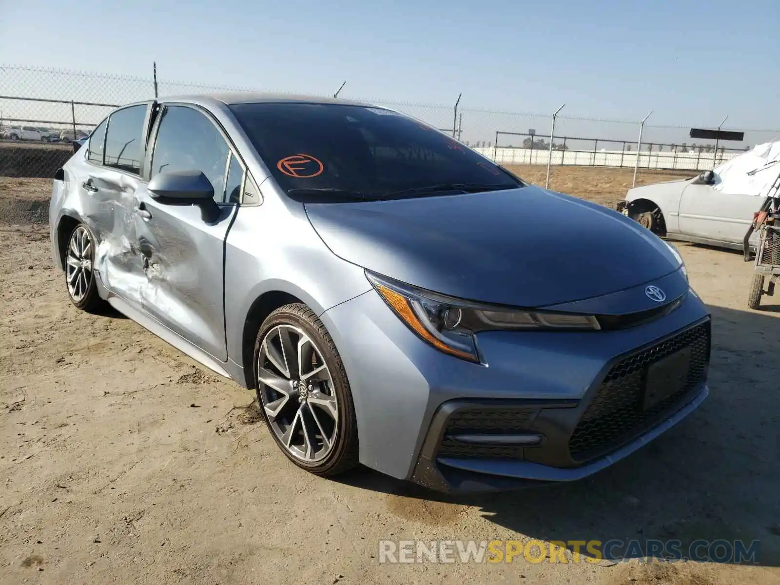 1 Photograph of a damaged car JTDS4RCE1LJ018210 TOYOTA COROLLA 2020