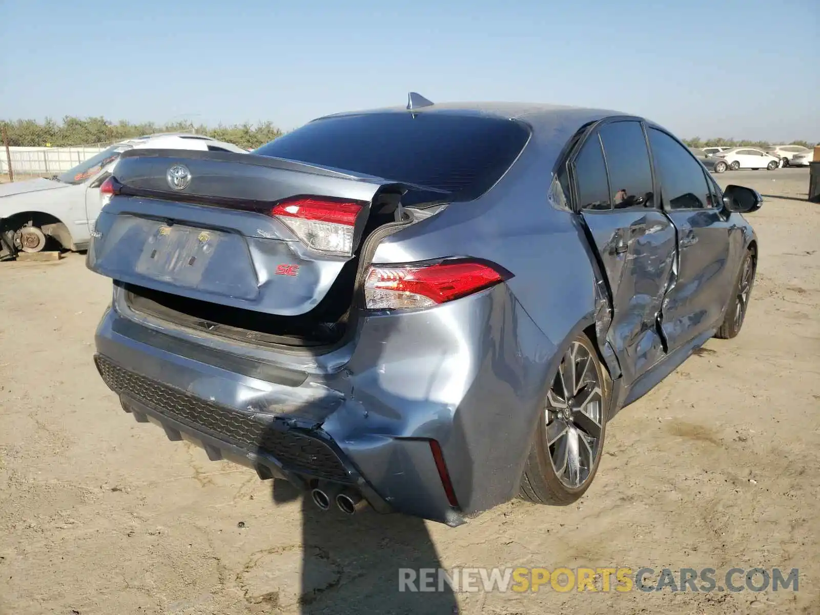 4 Photograph of a damaged car JTDS4RCE1LJ018210 TOYOTA COROLLA 2020