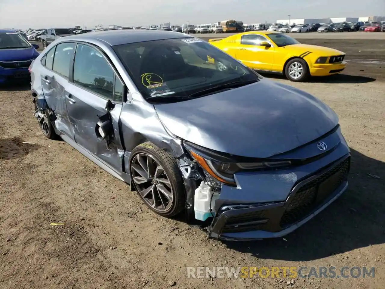 1 Photograph of a damaged car JTDS4RCE1LJ018613 TOYOTA COROLLA 2020