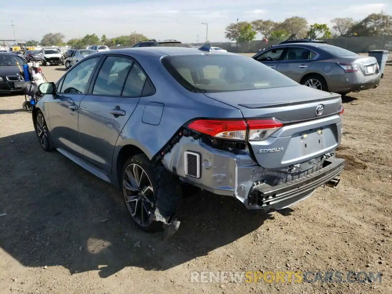 3 Photograph of a damaged car JTDS4RCE1LJ018613 TOYOTA COROLLA 2020