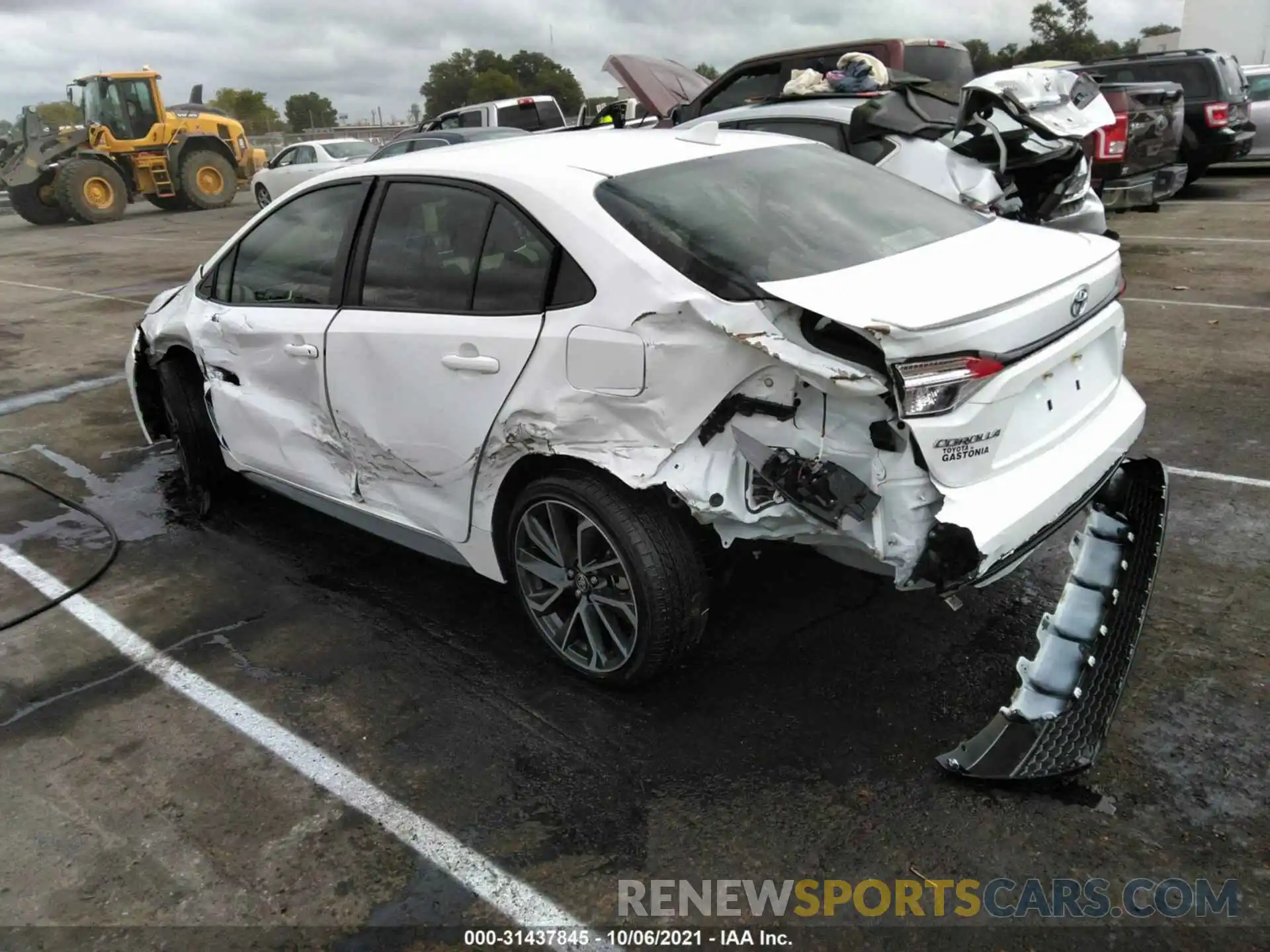 3 Photograph of a damaged car JTDS4RCE1LJ019129 TOYOTA COROLLA 2020