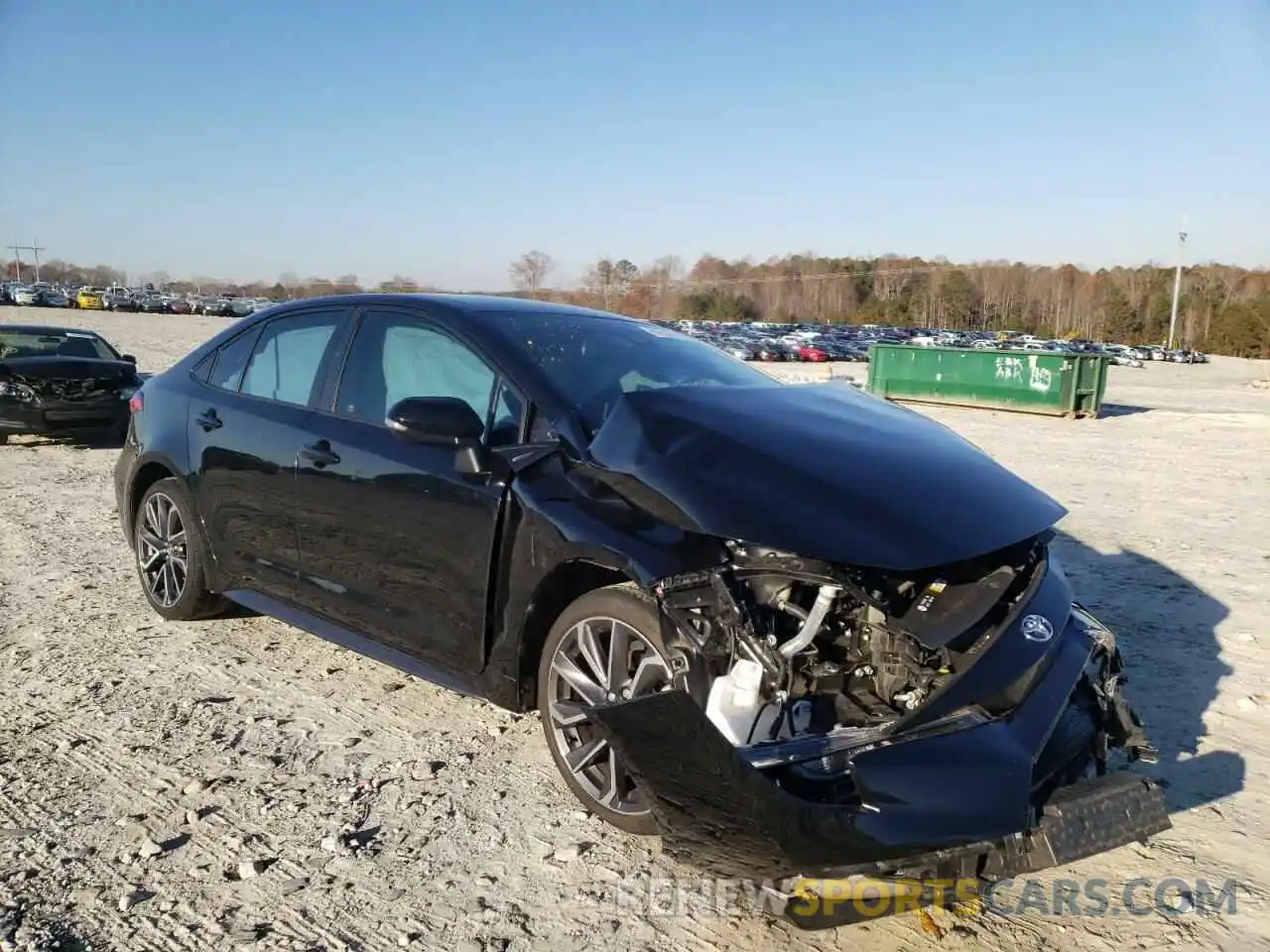 1 Photograph of a damaged car JTDS4RCE1LJ019146 TOYOTA COROLLA 2020