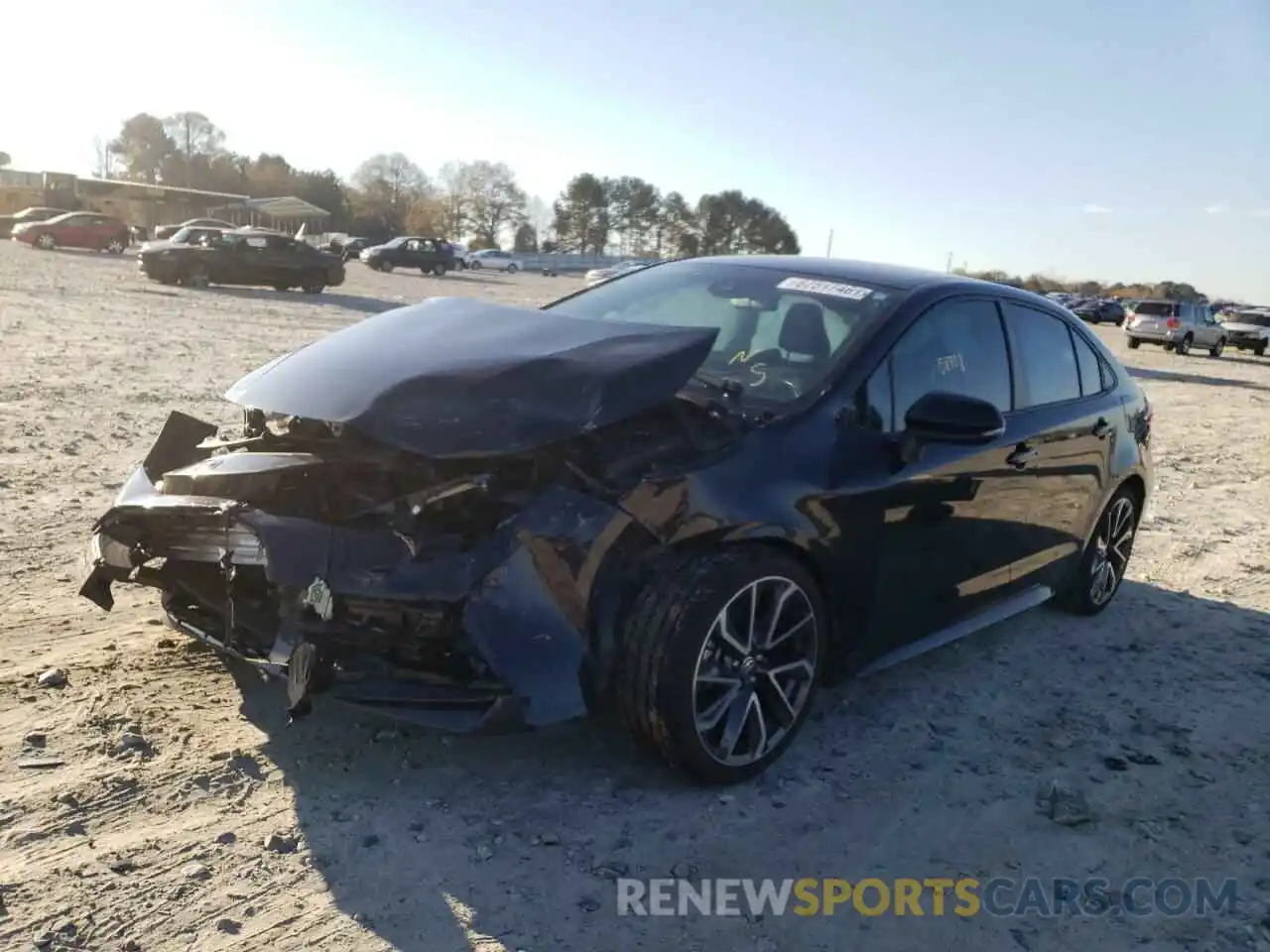 2 Photograph of a damaged car JTDS4RCE1LJ019146 TOYOTA COROLLA 2020