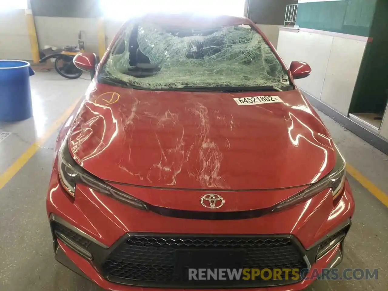 9 Photograph of a damaged car JTDS4RCE1LJ020152 TOYOTA COROLLA 2020