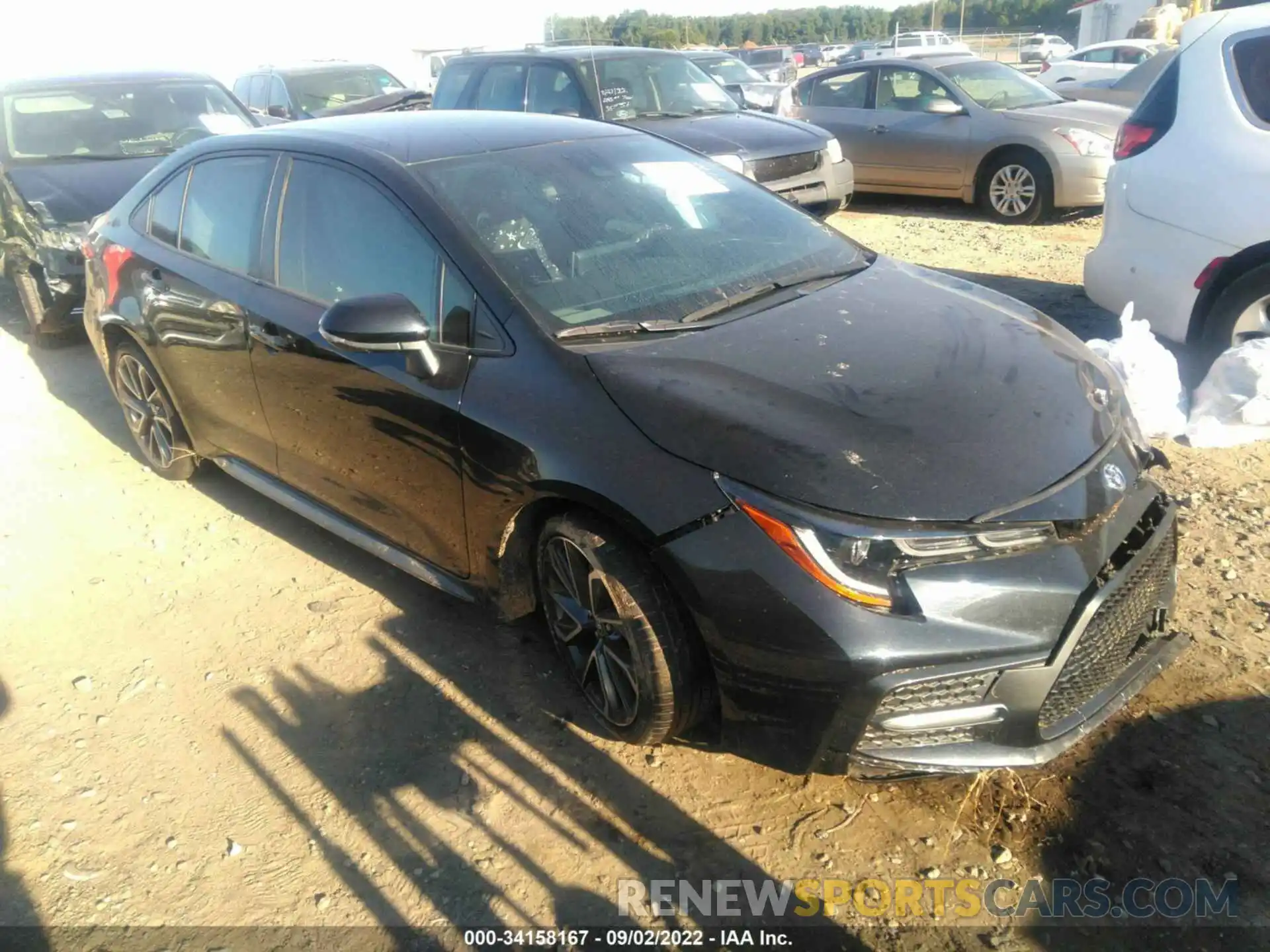 1 Photograph of a damaged car JTDS4RCE1LJ021320 TOYOTA COROLLA 2020