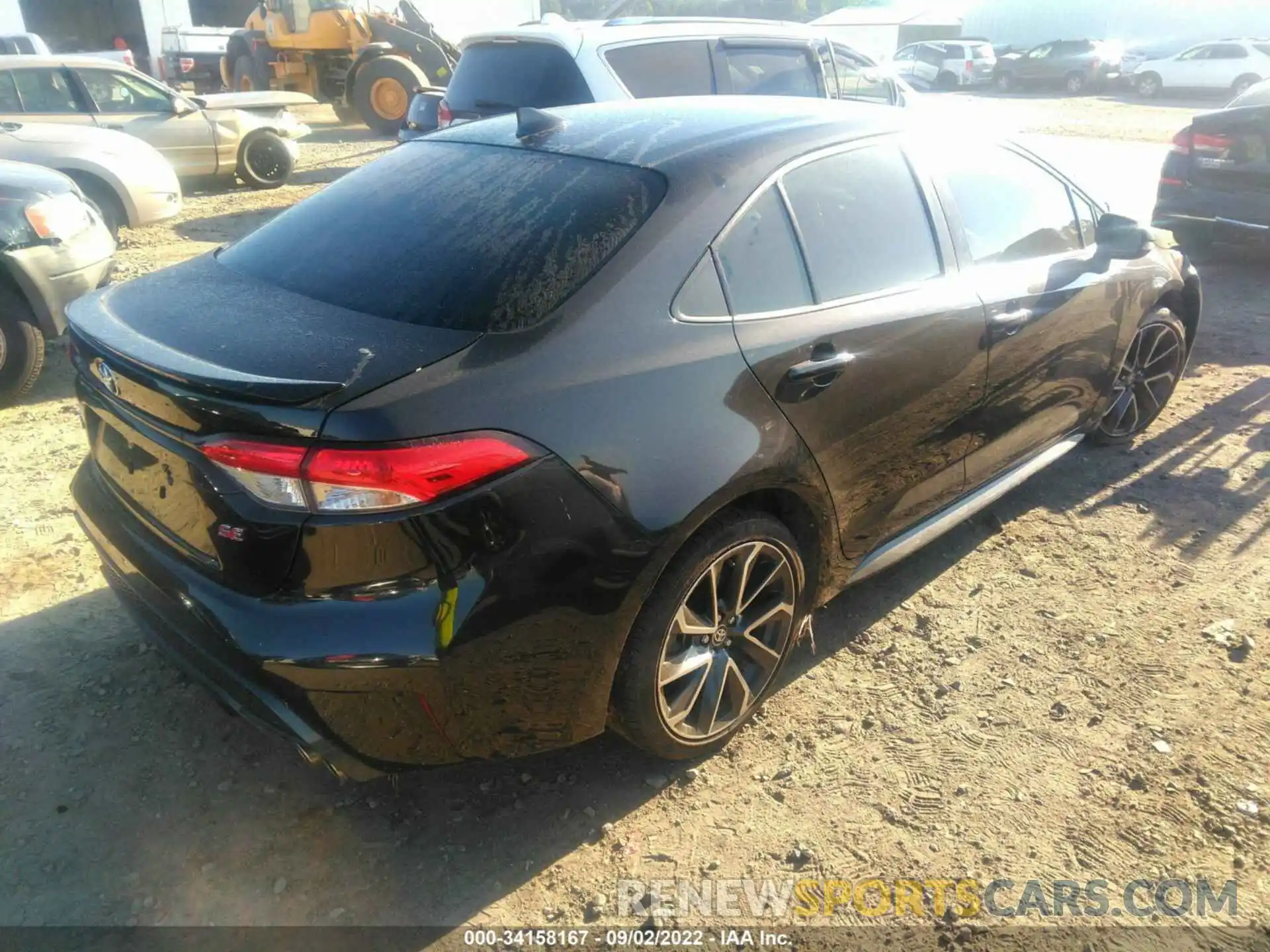 4 Photograph of a damaged car JTDS4RCE1LJ021320 TOYOTA COROLLA 2020