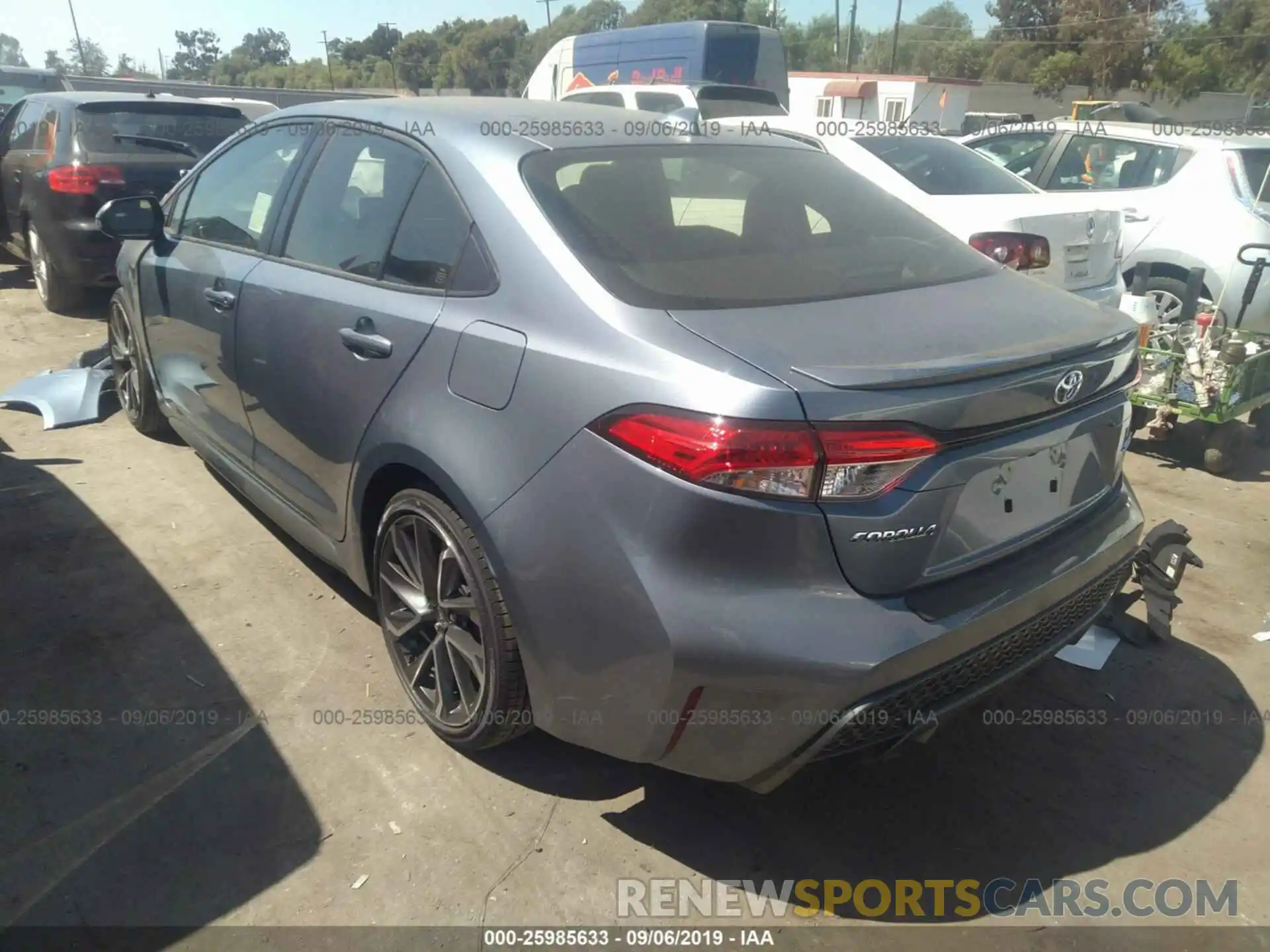 3 Photograph of a damaged car JTDS4RCE1LJ022497 TOYOTA COROLLA 2020