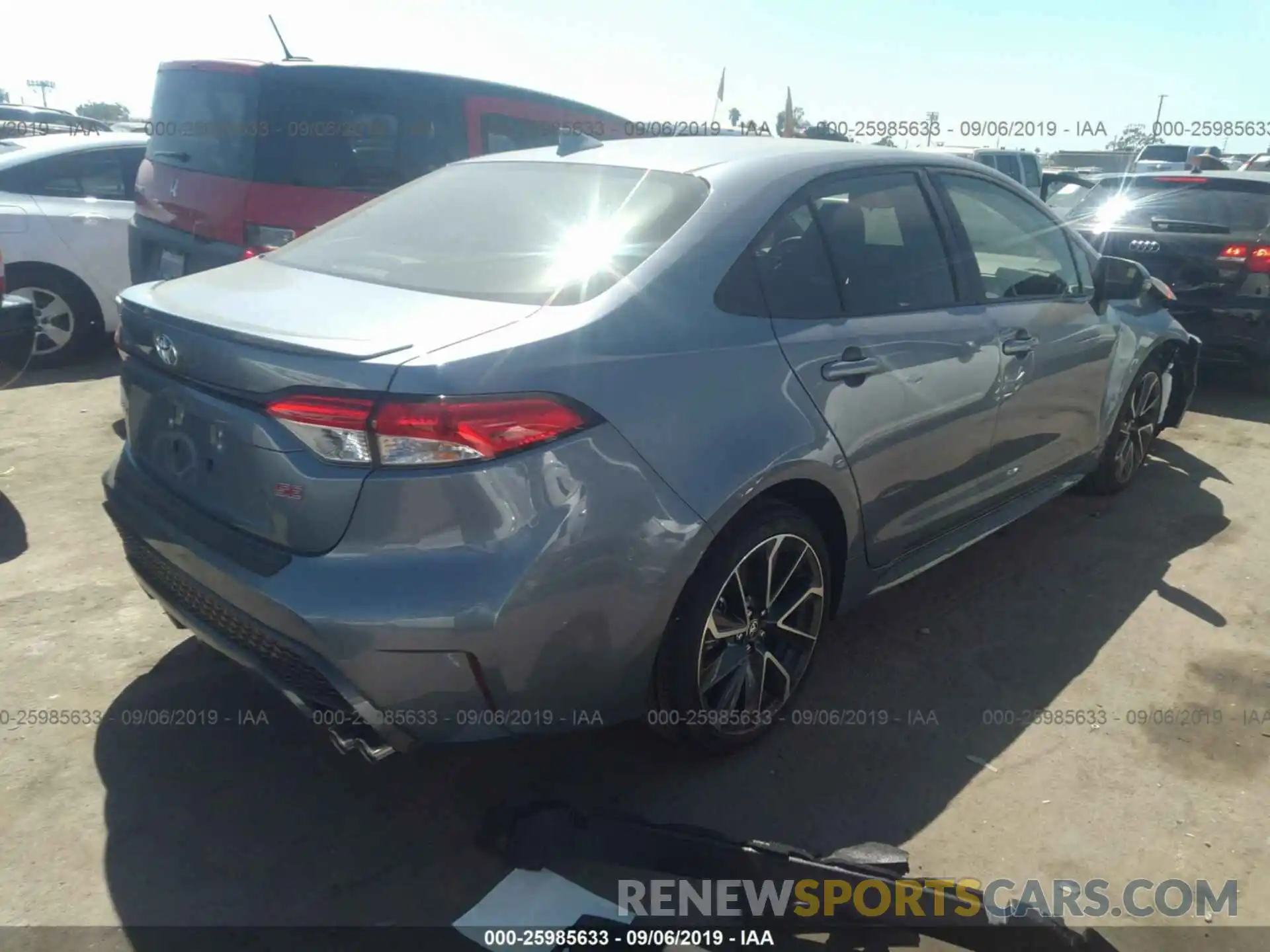 4 Photograph of a damaged car JTDS4RCE1LJ022497 TOYOTA COROLLA 2020