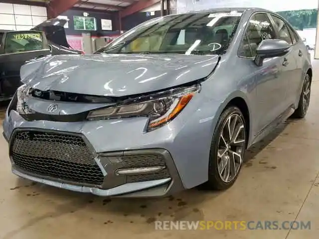 2 Photograph of a damaged car JTDS4RCE1LJ023228 TOYOTA COROLLA 2020