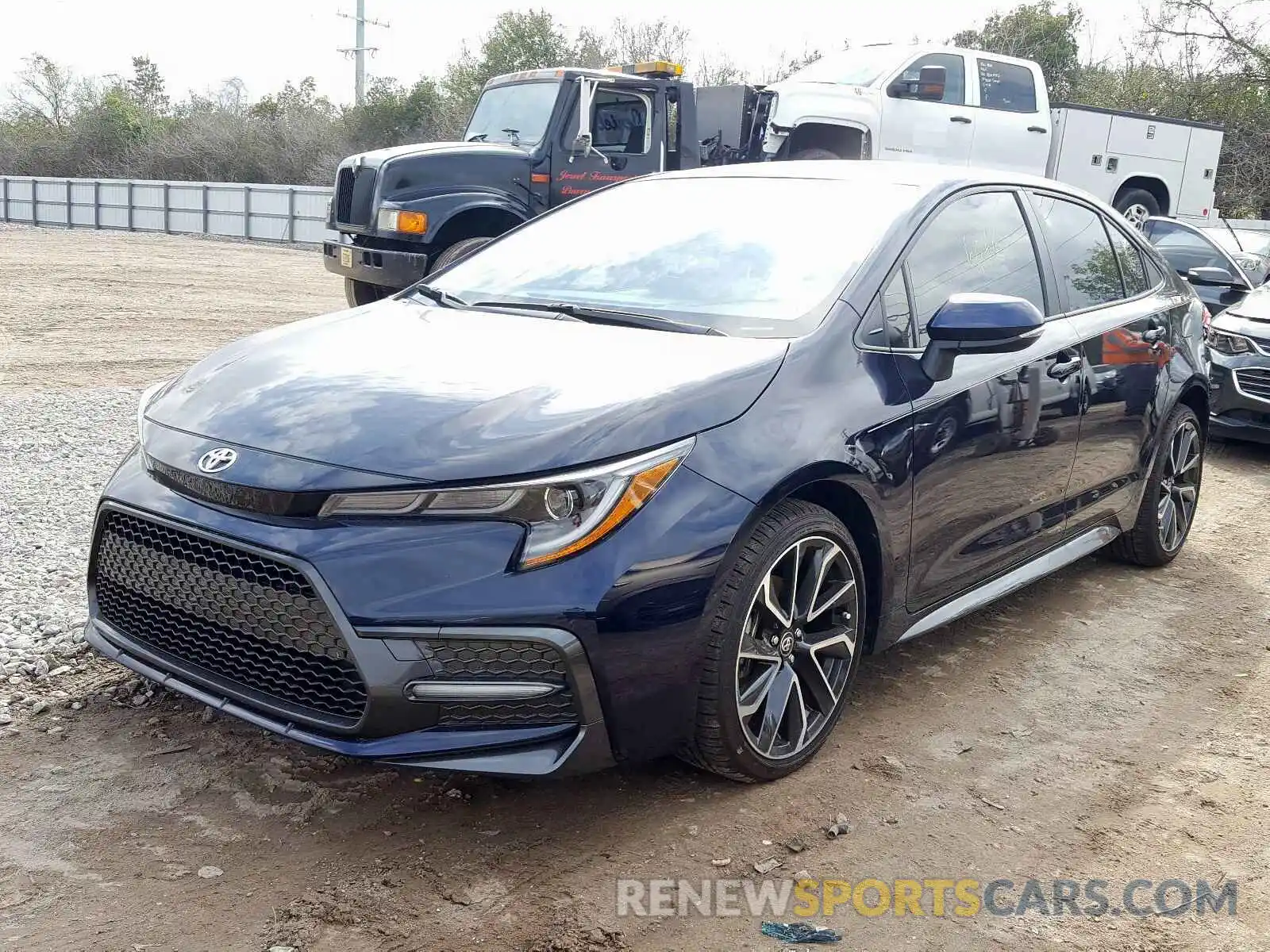 2 Photograph of a damaged car JTDS4RCE1LJ023665 TOYOTA COROLLA 2020