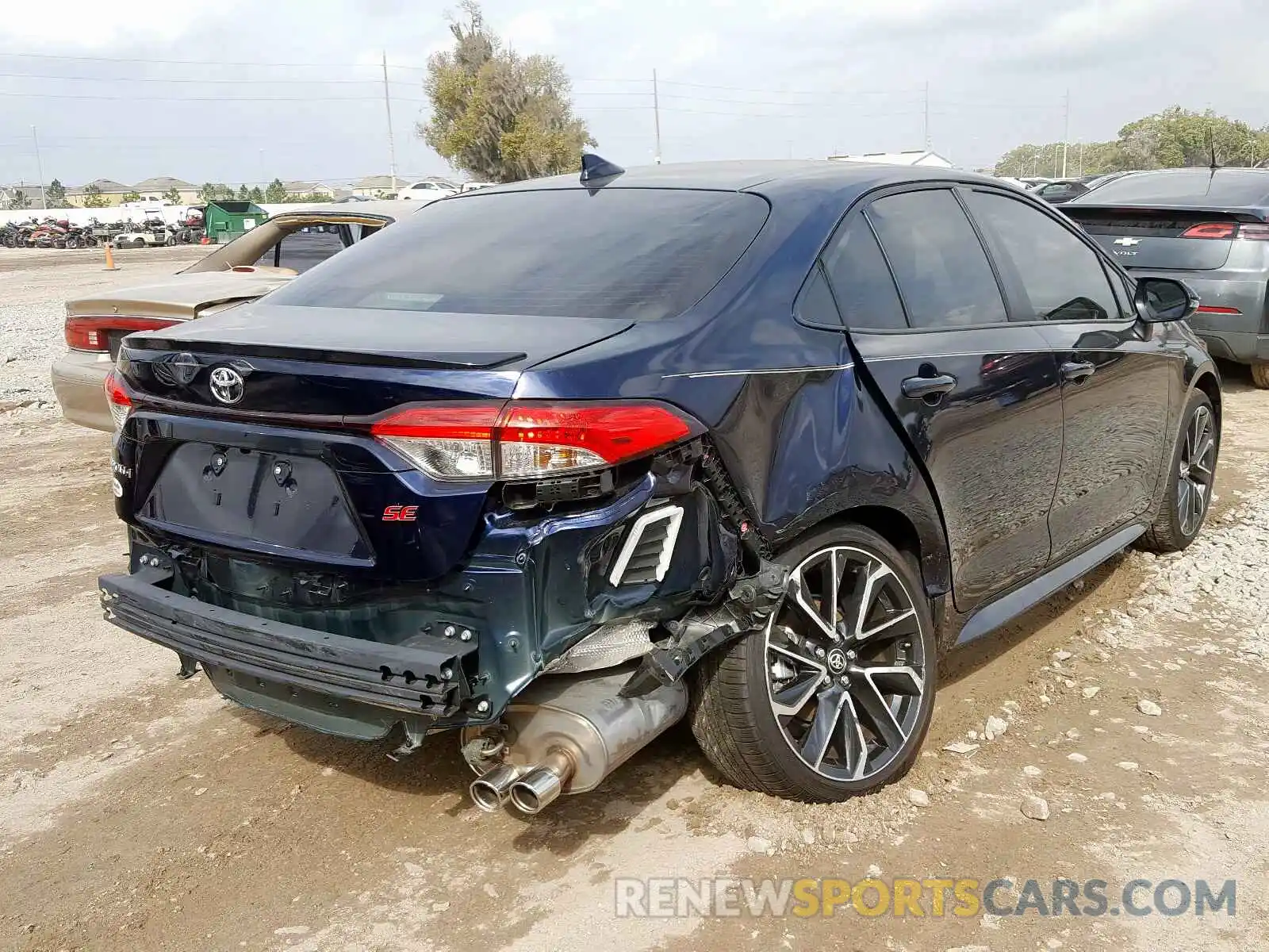 4 Photograph of a damaged car JTDS4RCE1LJ023665 TOYOTA COROLLA 2020