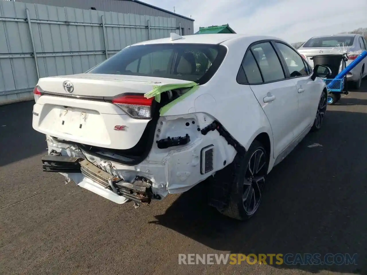 4 Photograph of a damaged car JTDS4RCE1LJ023763 TOYOTA COROLLA 2020