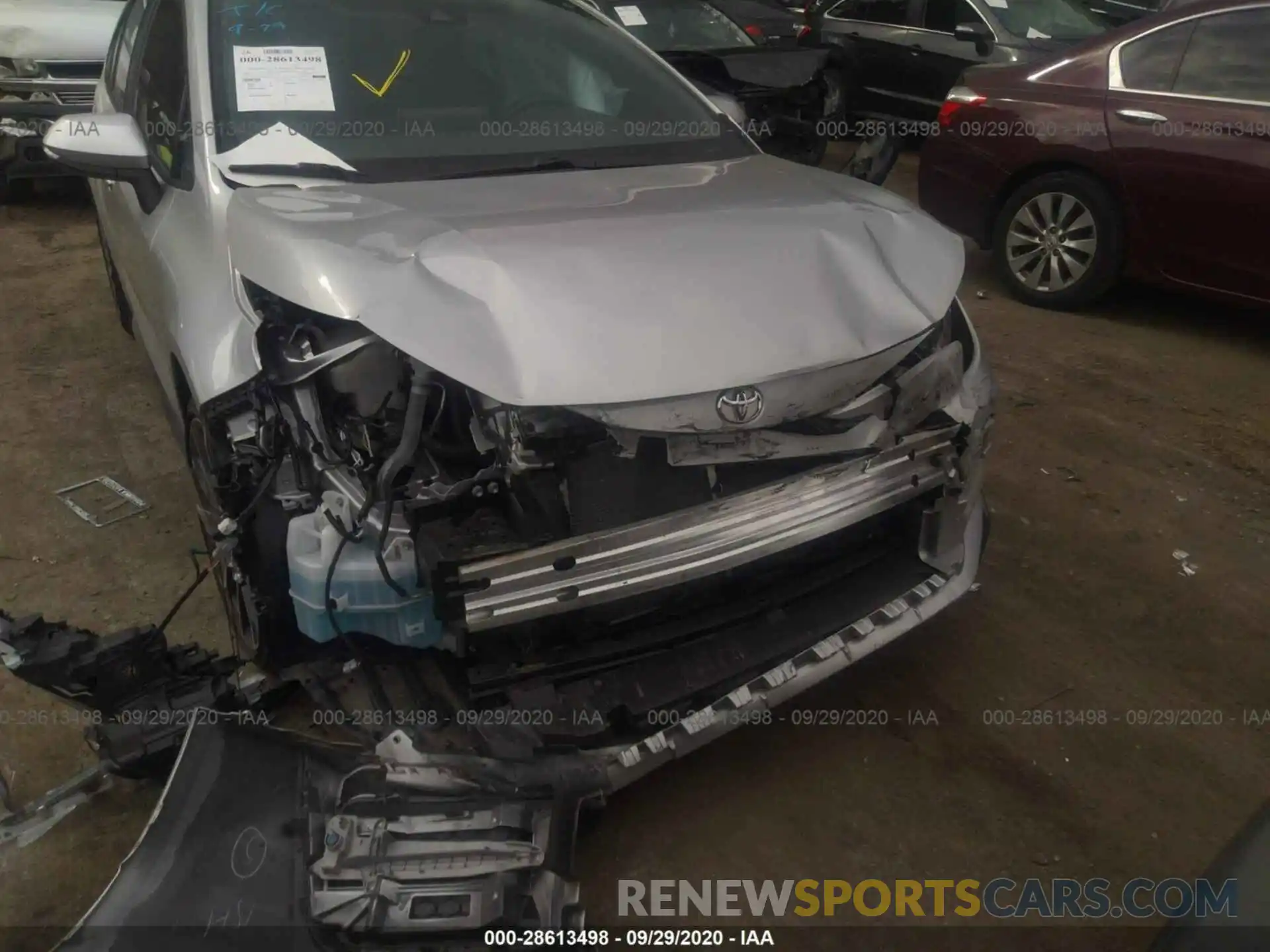 6 Фотография поврежденного автомобиля JTDS4RCE1LJ023830 TOYOTA COROLLA 2020