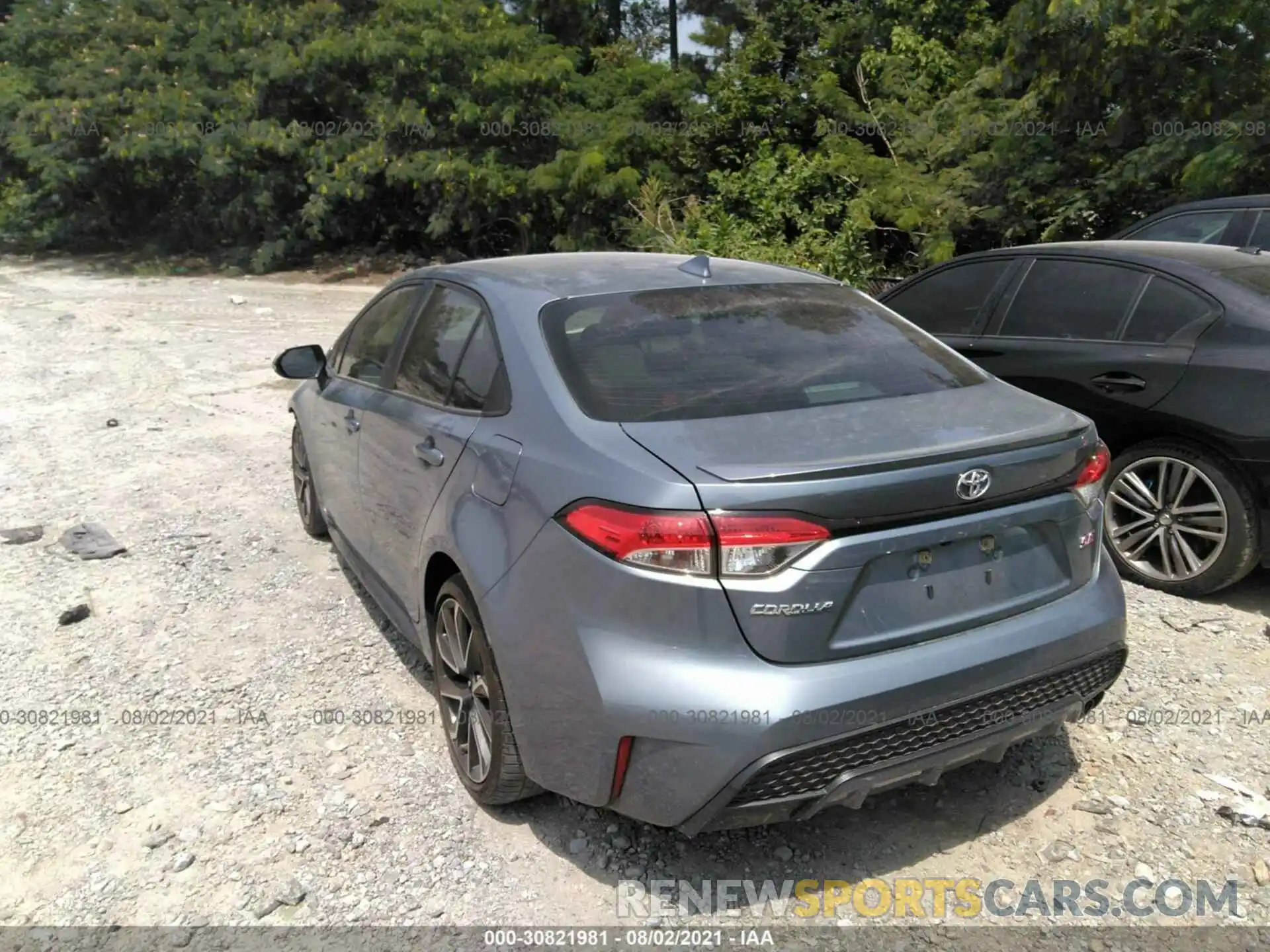 3 Photograph of a damaged car JTDS4RCE1LJ023987 TOYOTA COROLLA 2020