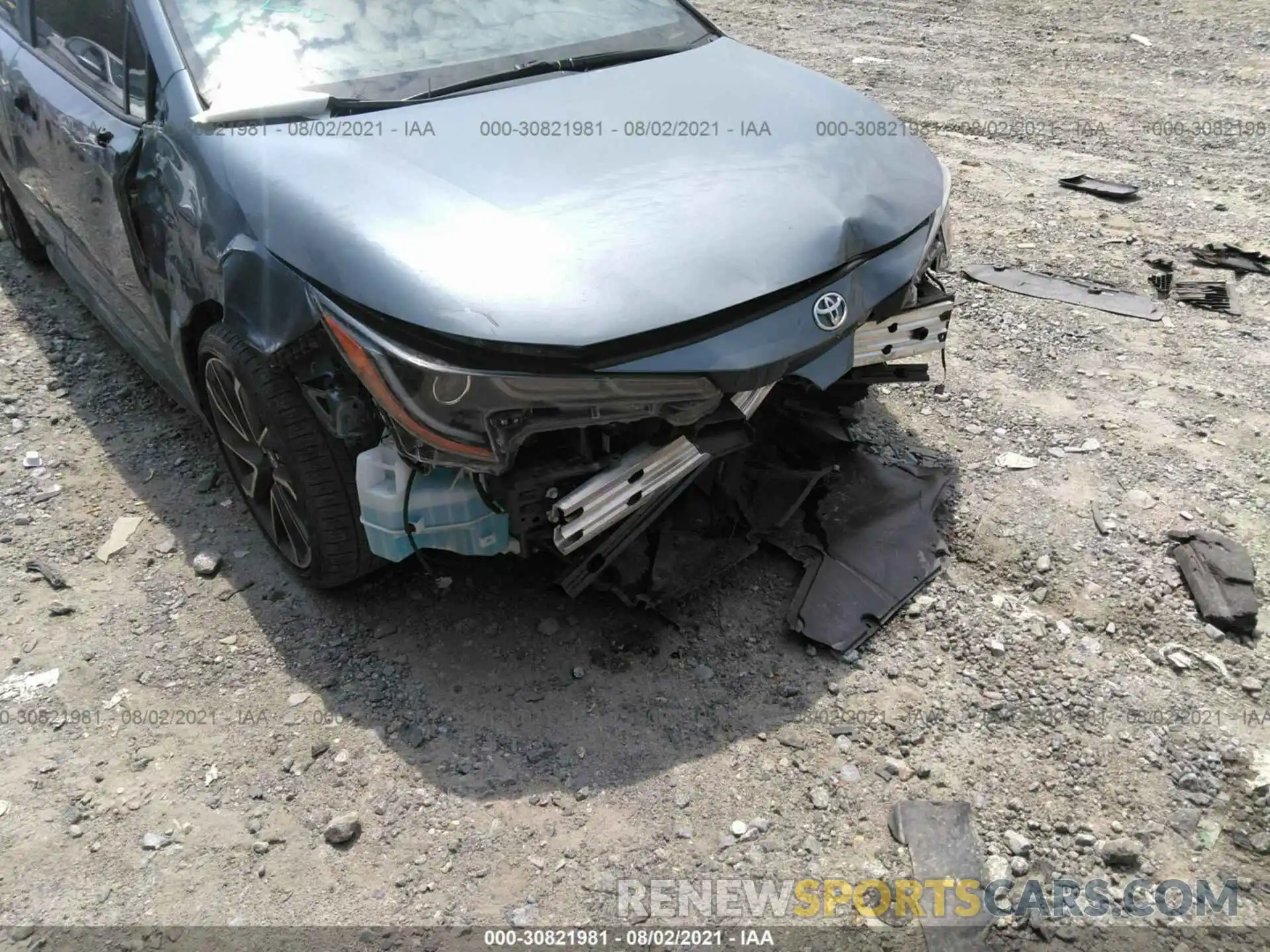 6 Photograph of a damaged car JTDS4RCE1LJ023987 TOYOTA COROLLA 2020