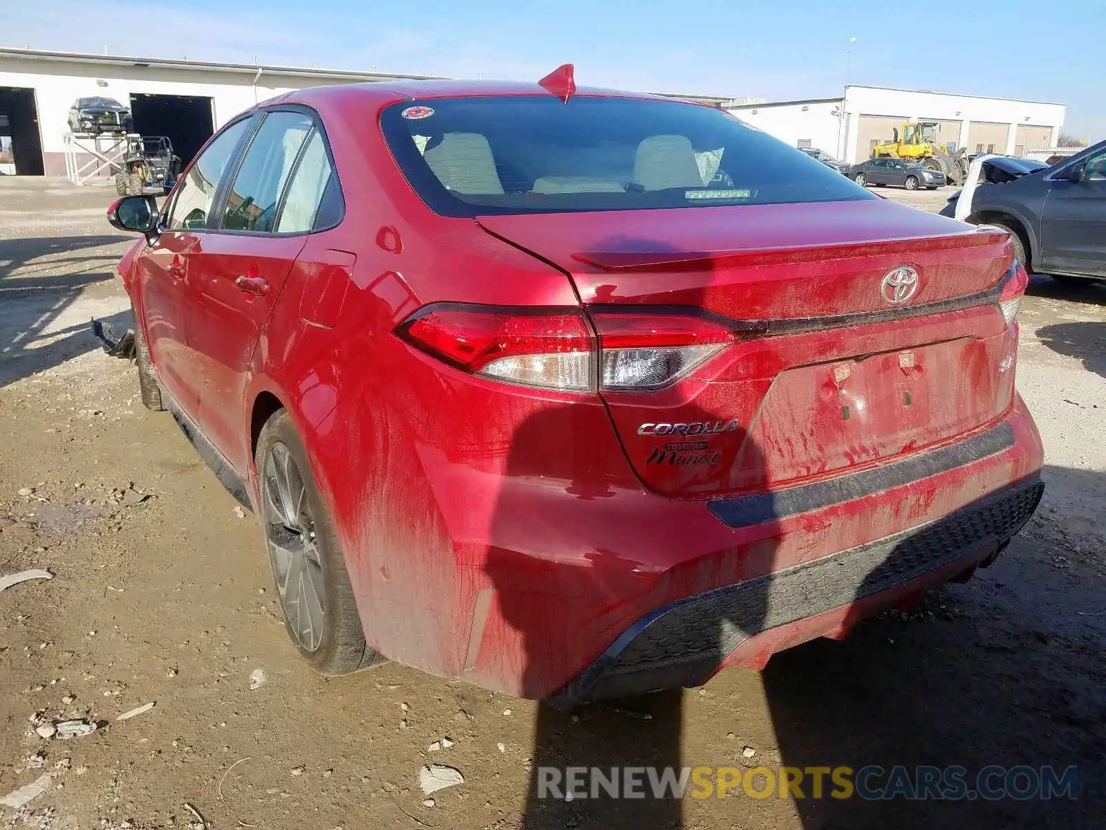 3 Photograph of a damaged car JTDS4RCE1LJ024783 TOYOTA COROLLA 2020