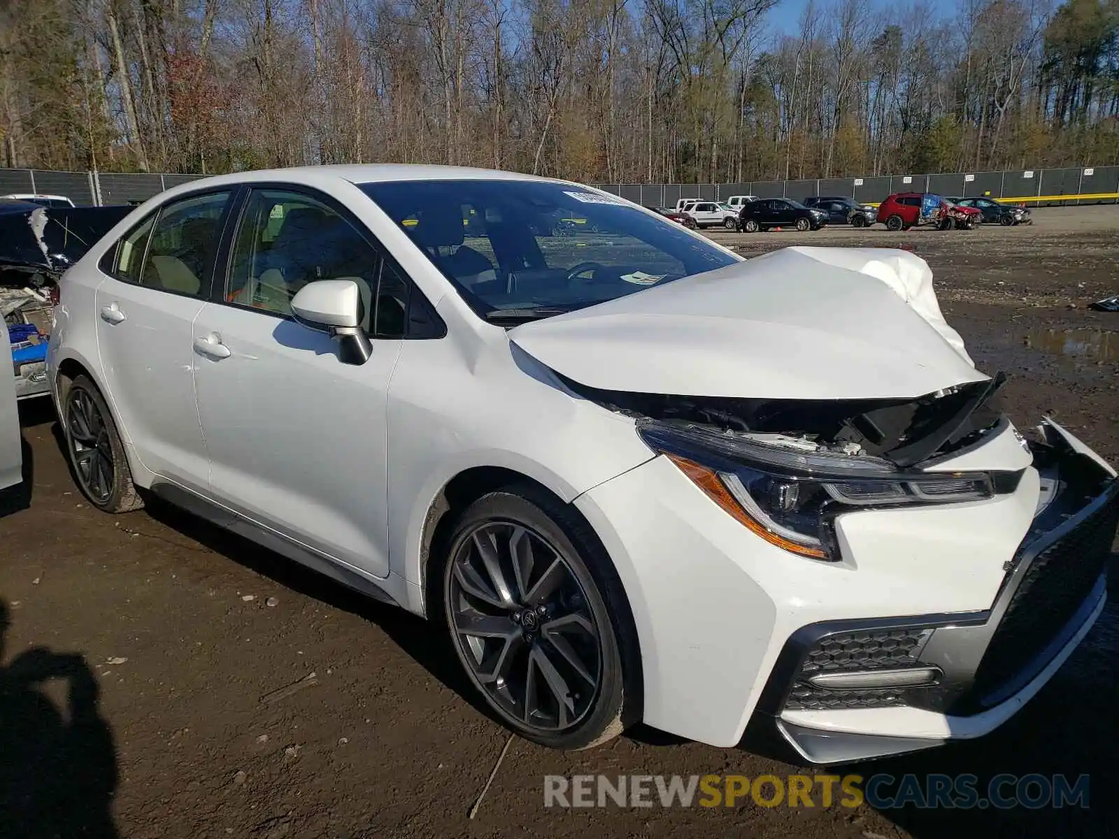 1 Photograph of a damaged car JTDS4RCE1LJ024850 TOYOTA COROLLA 2020