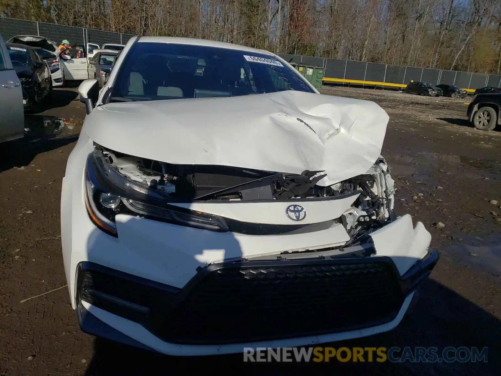 9 Photograph of a damaged car JTDS4RCE1LJ024850 TOYOTA COROLLA 2020