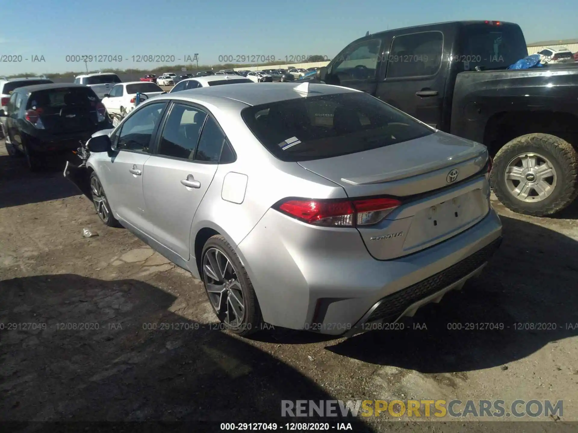 3 Photograph of a damaged car JTDS4RCE1LJ025013 TOYOTA COROLLA 2020