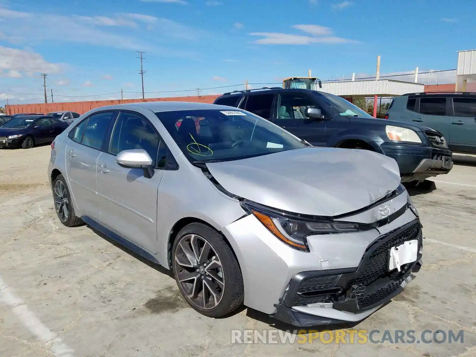 1 Photograph of a damaged car JTDS4RCE1LJ025061 TOYOTA COROLLA 2020