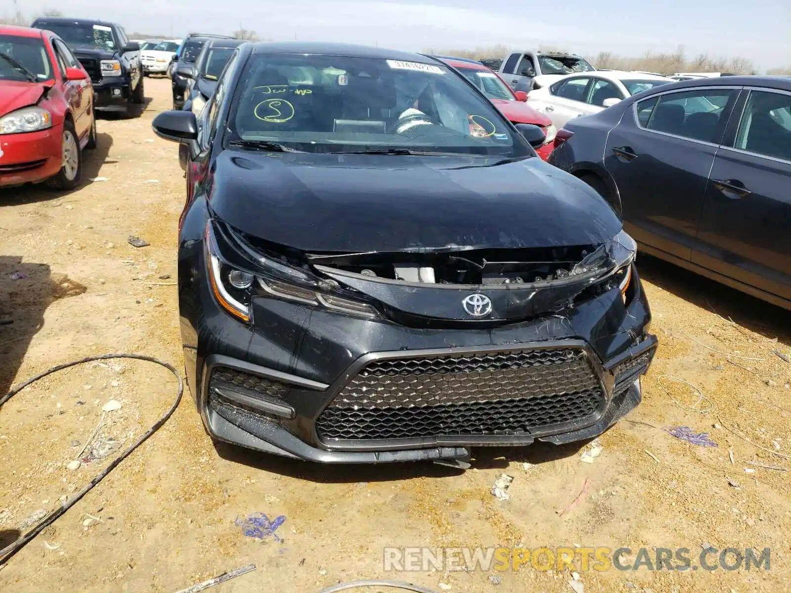 9 Photograph of a damaged car JTDS4RCE1LJ025531 TOYOTA COROLLA 2020