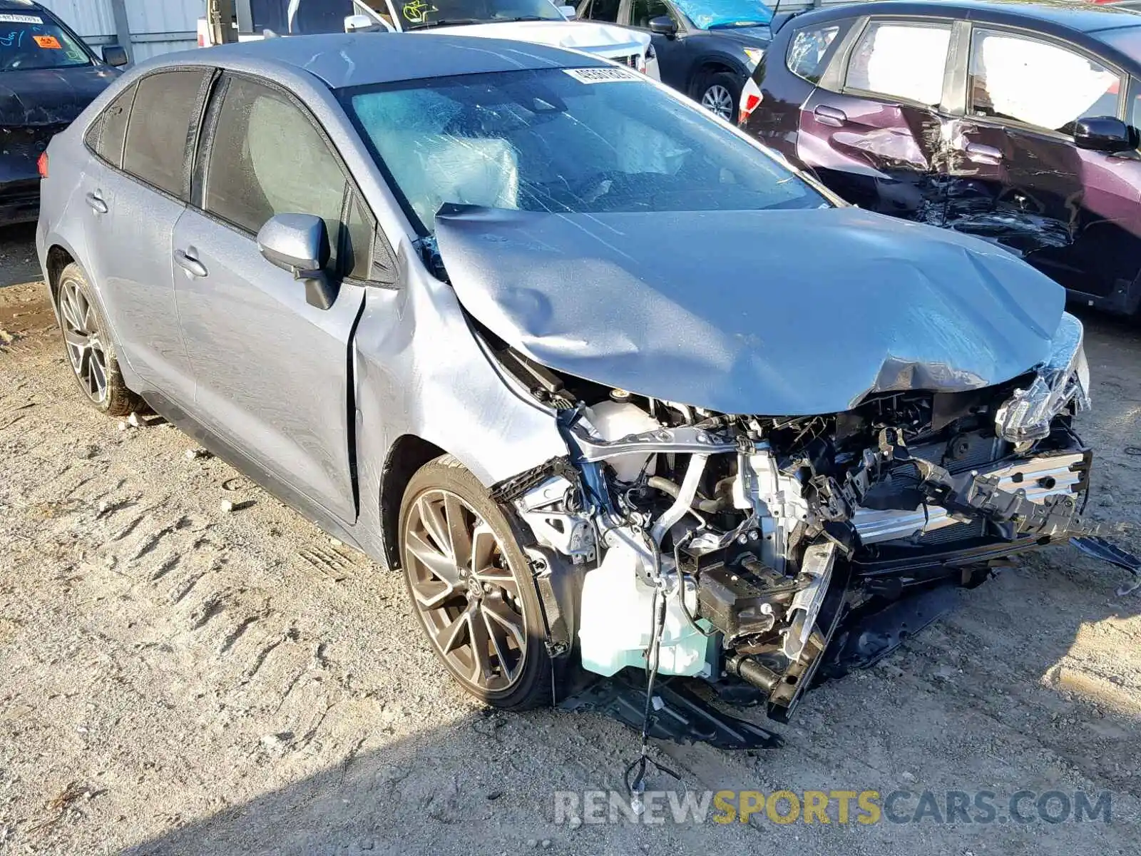 1 Photograph of a damaged car JTDS4RCE1LJ025609 TOYOTA COROLLA 2020