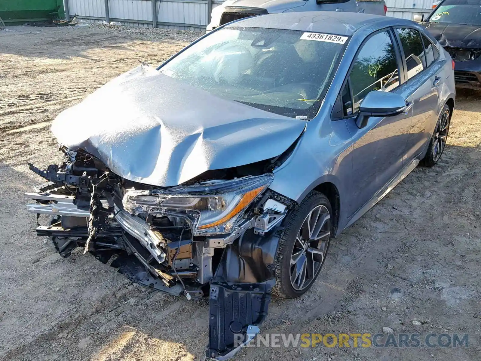 2 Photograph of a damaged car JTDS4RCE1LJ025609 TOYOTA COROLLA 2020