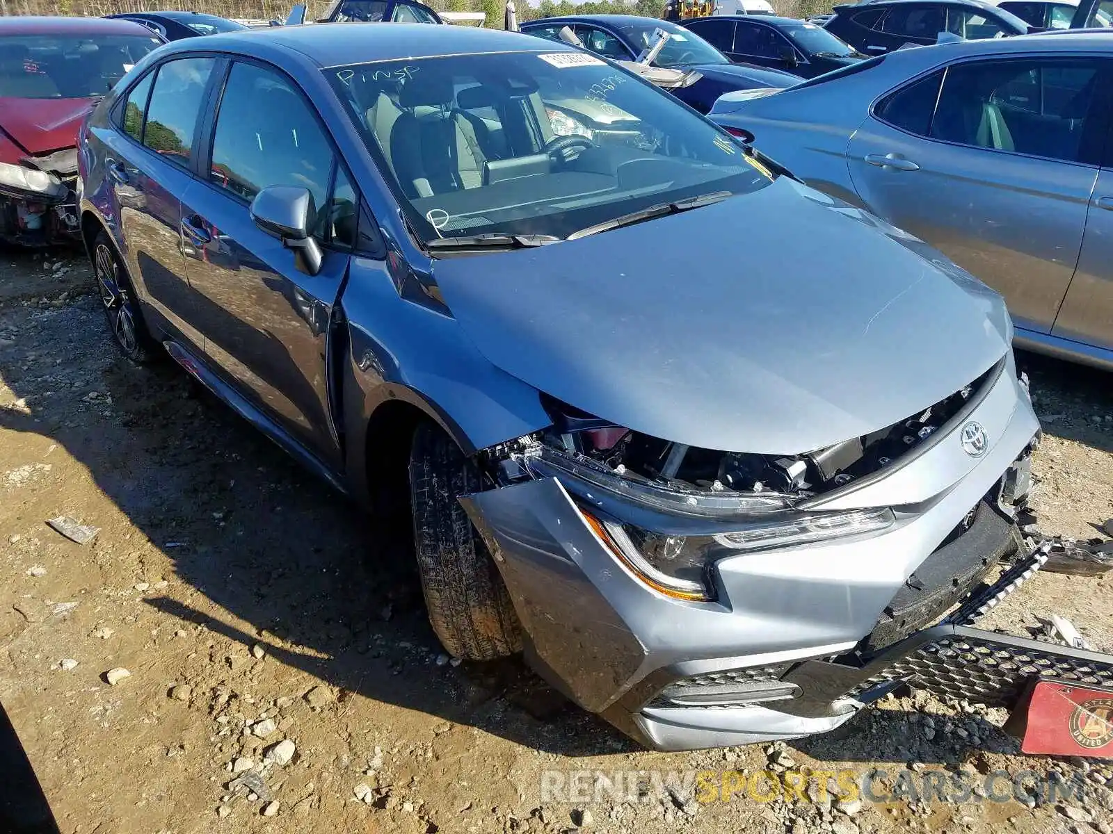 1 Photograph of a damaged car JTDS4RCE1LJ025674 TOYOTA COROLLA 2020