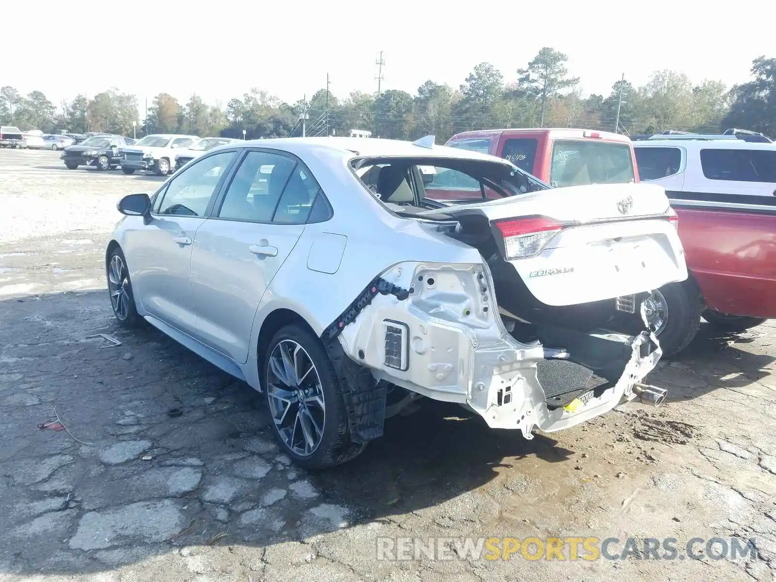 3 Photograph of a damaged car JTDS4RCE1LJ025917 TOYOTA COROLLA 2020