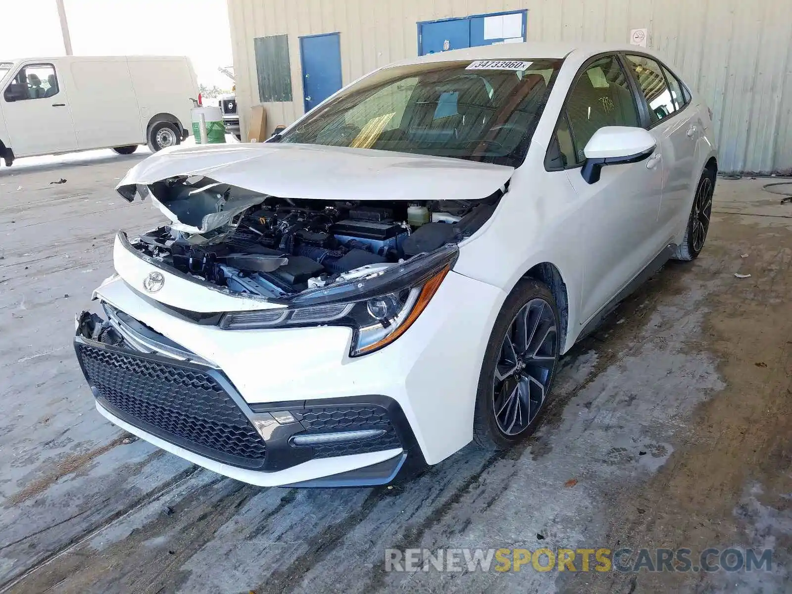 2 Photograph of a damaged car JTDS4RCE1LJ026288 TOYOTA COROLLA 2020