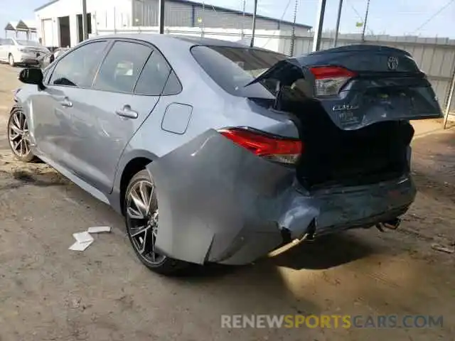 3 Photograph of a damaged car JTDS4RCE1LJ027361 TOYOTA COROLLA 2020