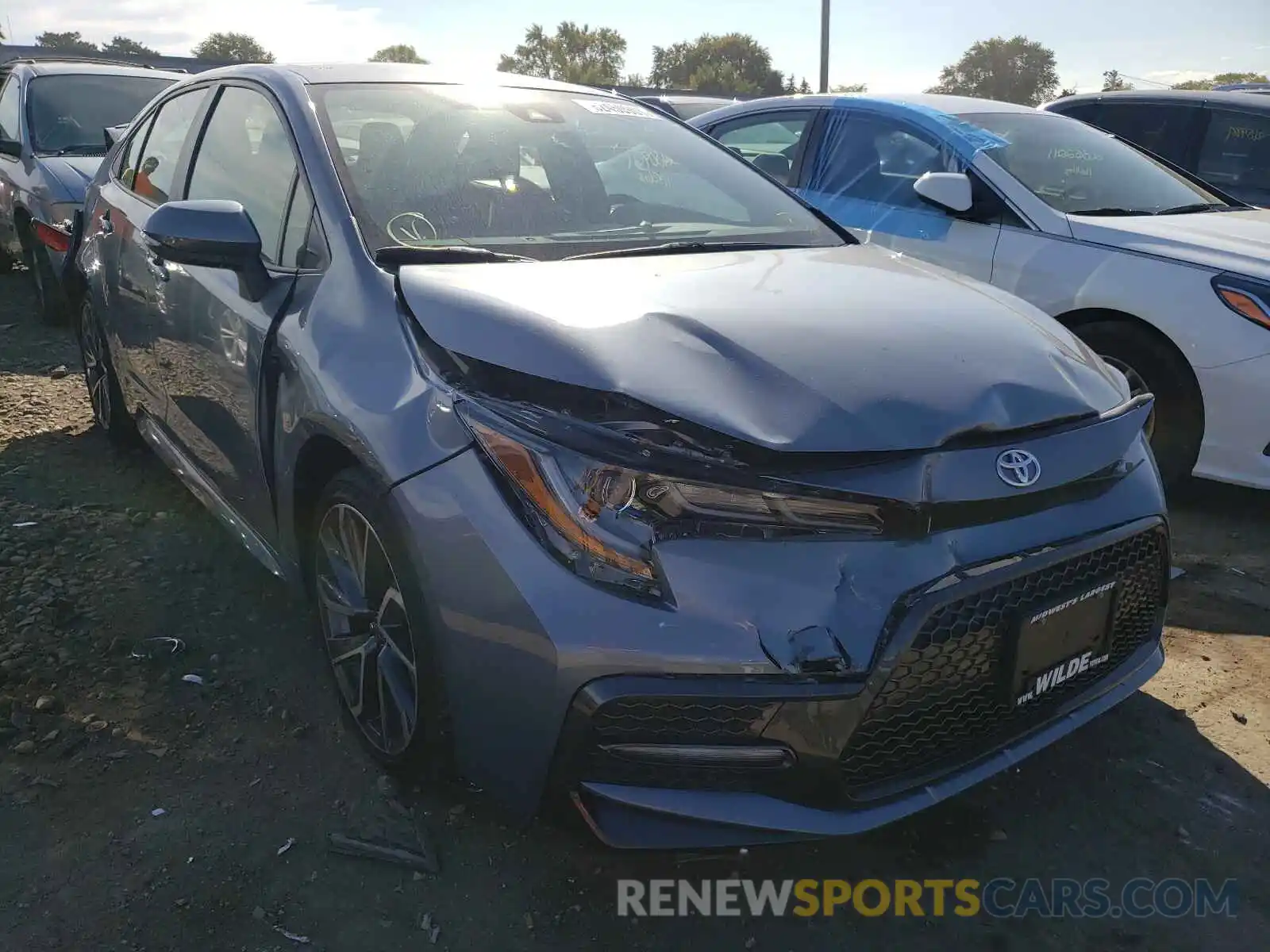 1 Photograph of a damaged car JTDS4RCE1LJ027733 TOYOTA COROLLA 2020