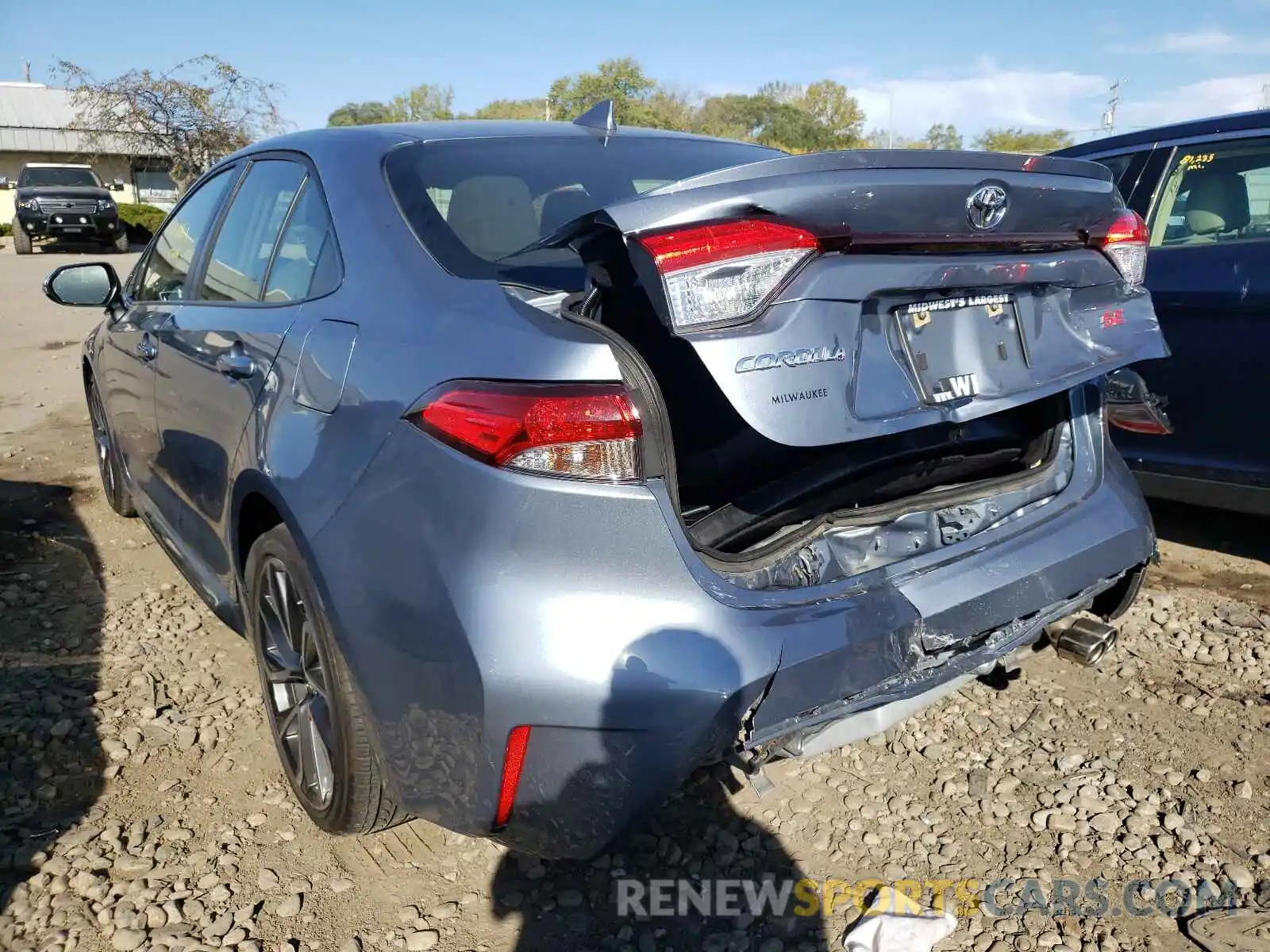 3 Photograph of a damaged car JTDS4RCE1LJ027733 TOYOTA COROLLA 2020