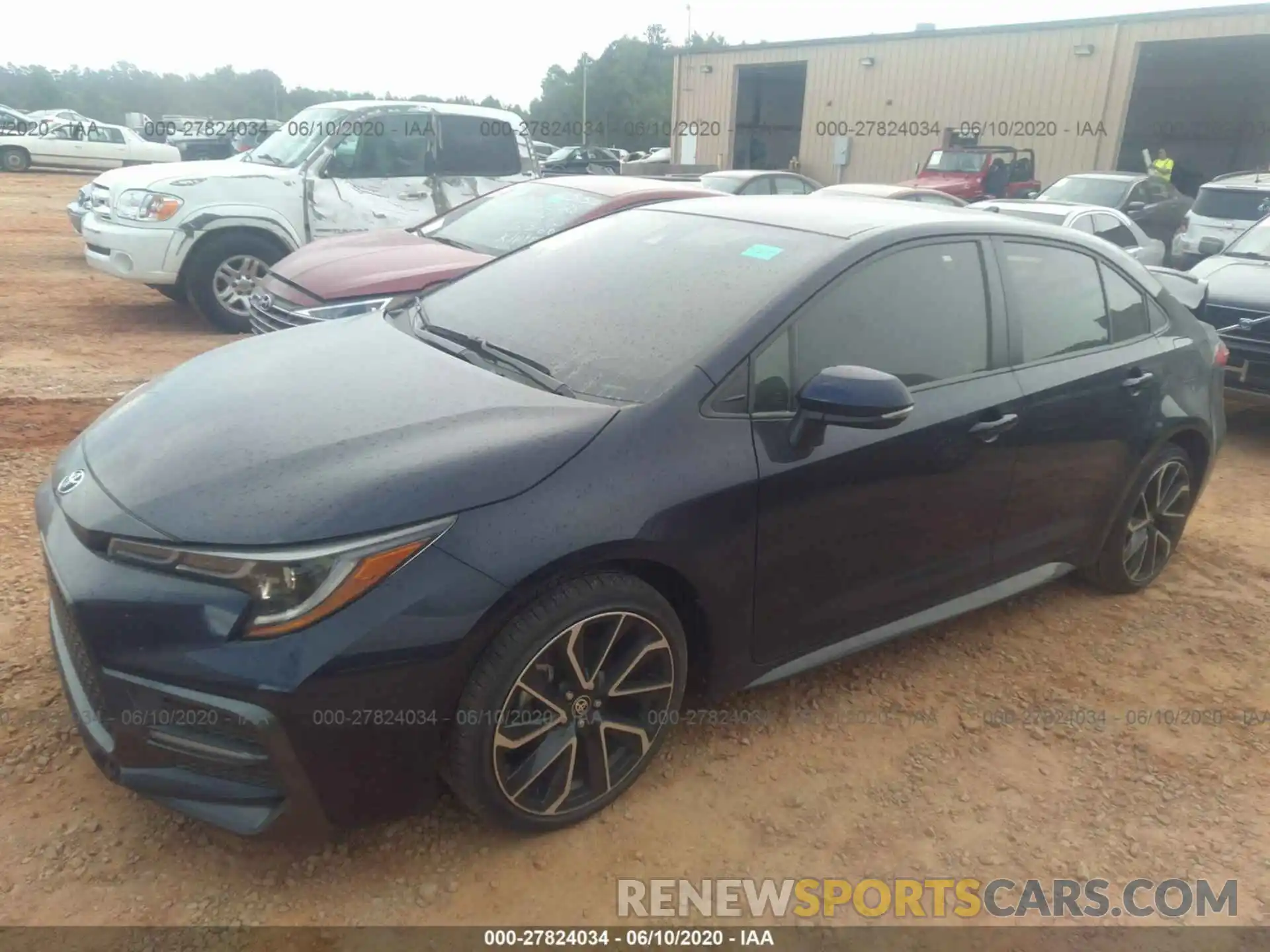 2 Photograph of a damaged car JTDS4RCE1LJ028297 TOYOTA COROLLA 2020