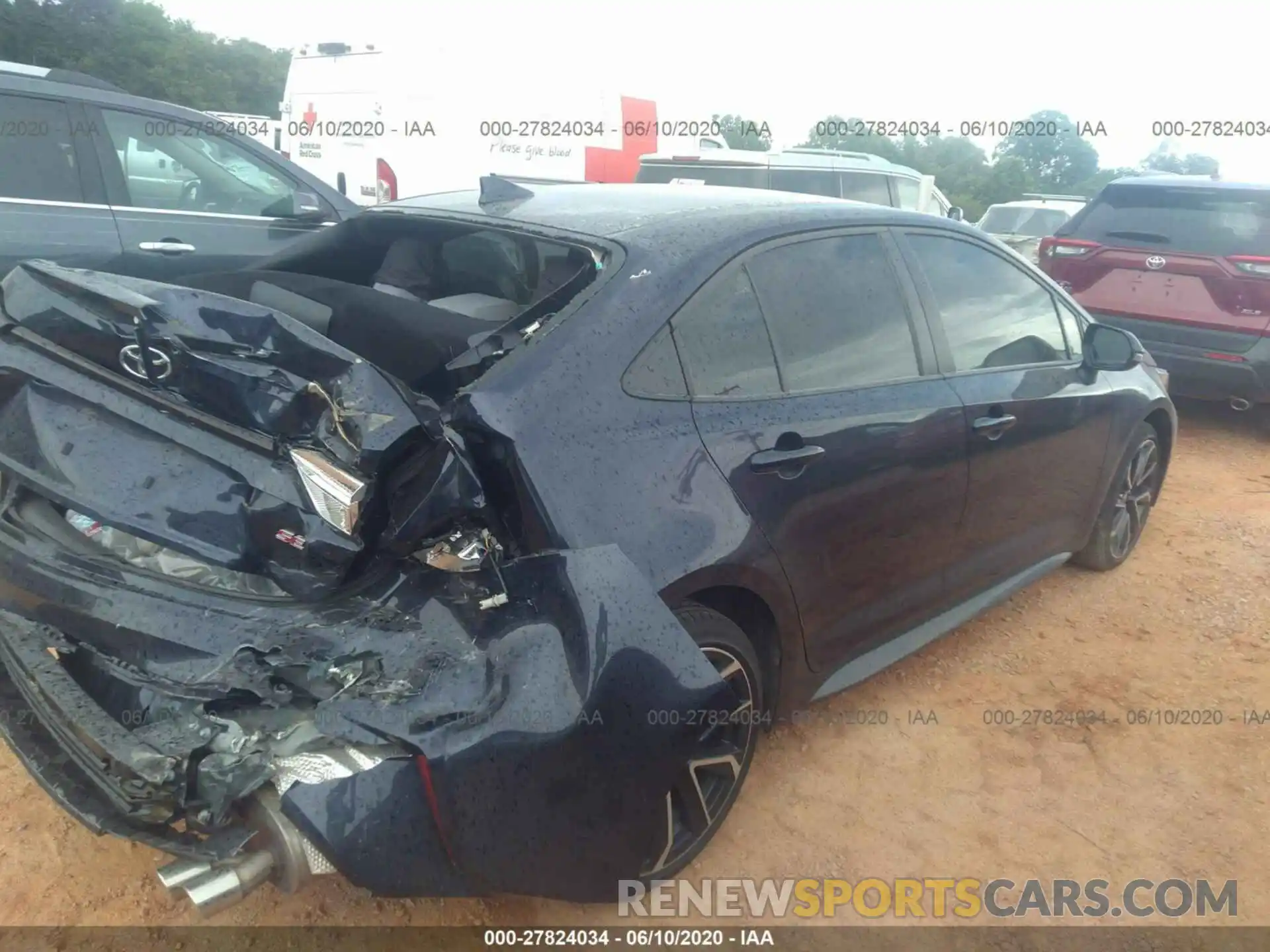 4 Photograph of a damaged car JTDS4RCE1LJ028297 TOYOTA COROLLA 2020