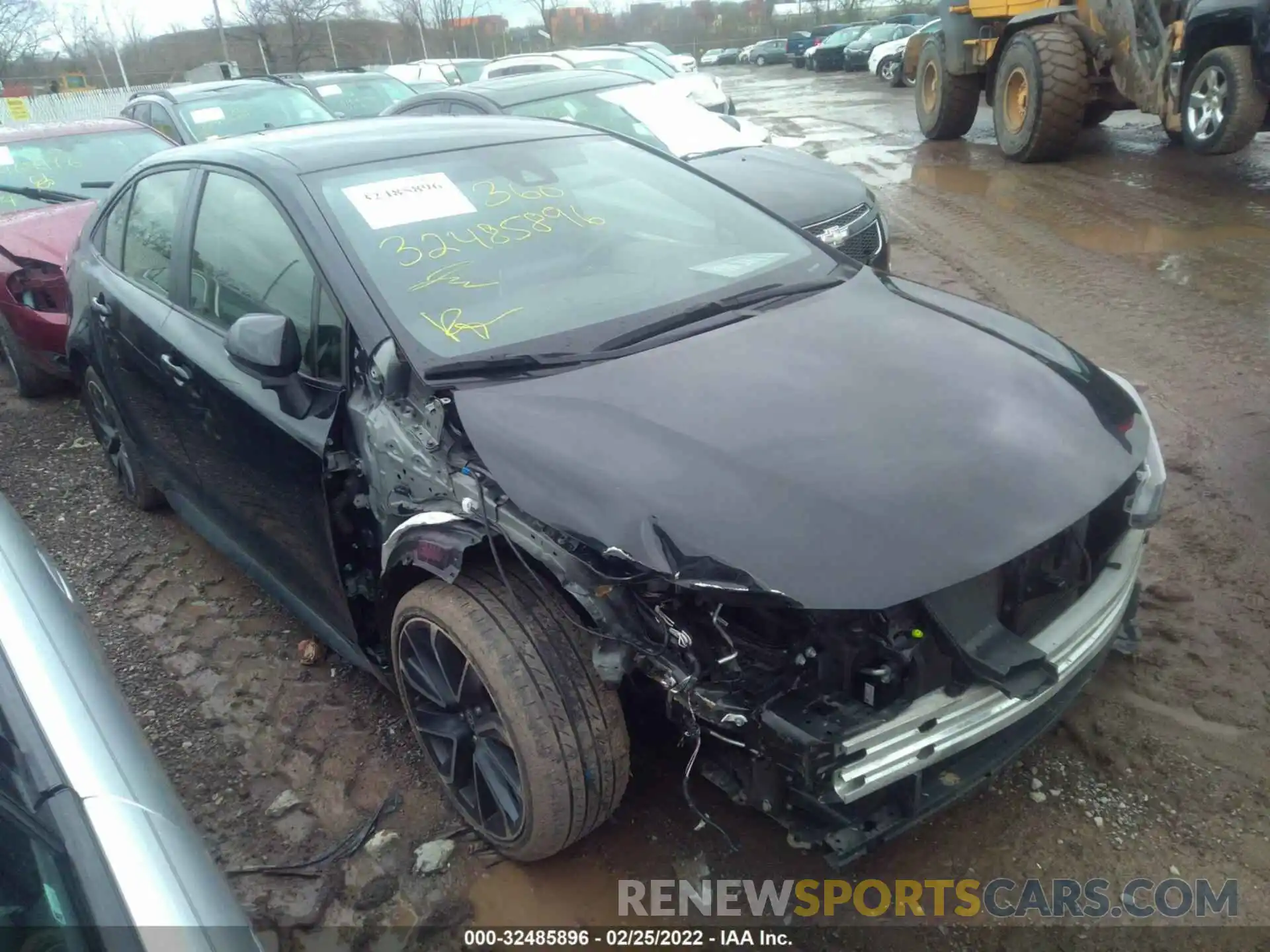 1 Photograph of a damaged car JTDS4RCE1LJ028509 TOYOTA COROLLA 2020