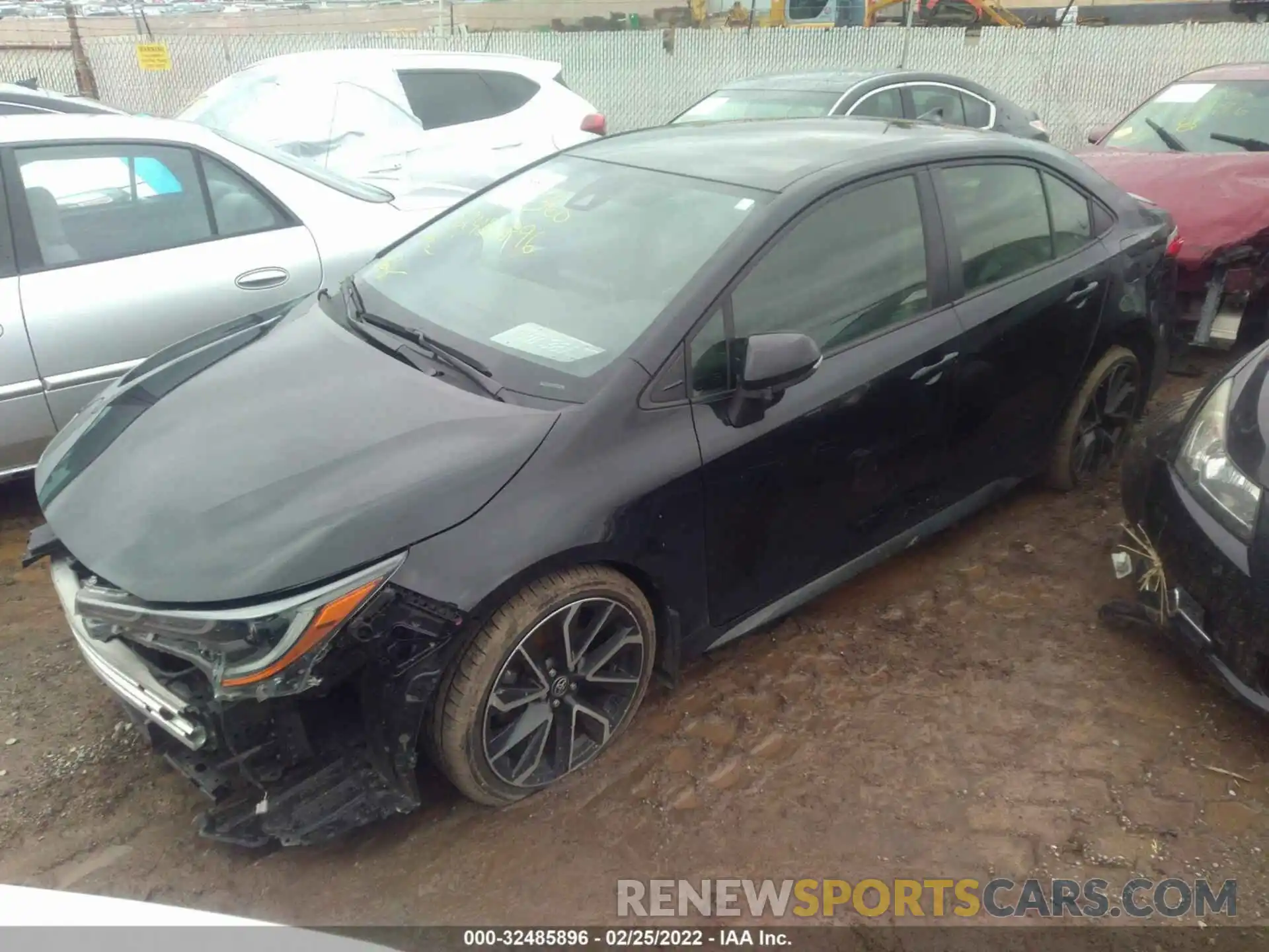 2 Photograph of a damaged car JTDS4RCE1LJ028509 TOYOTA COROLLA 2020