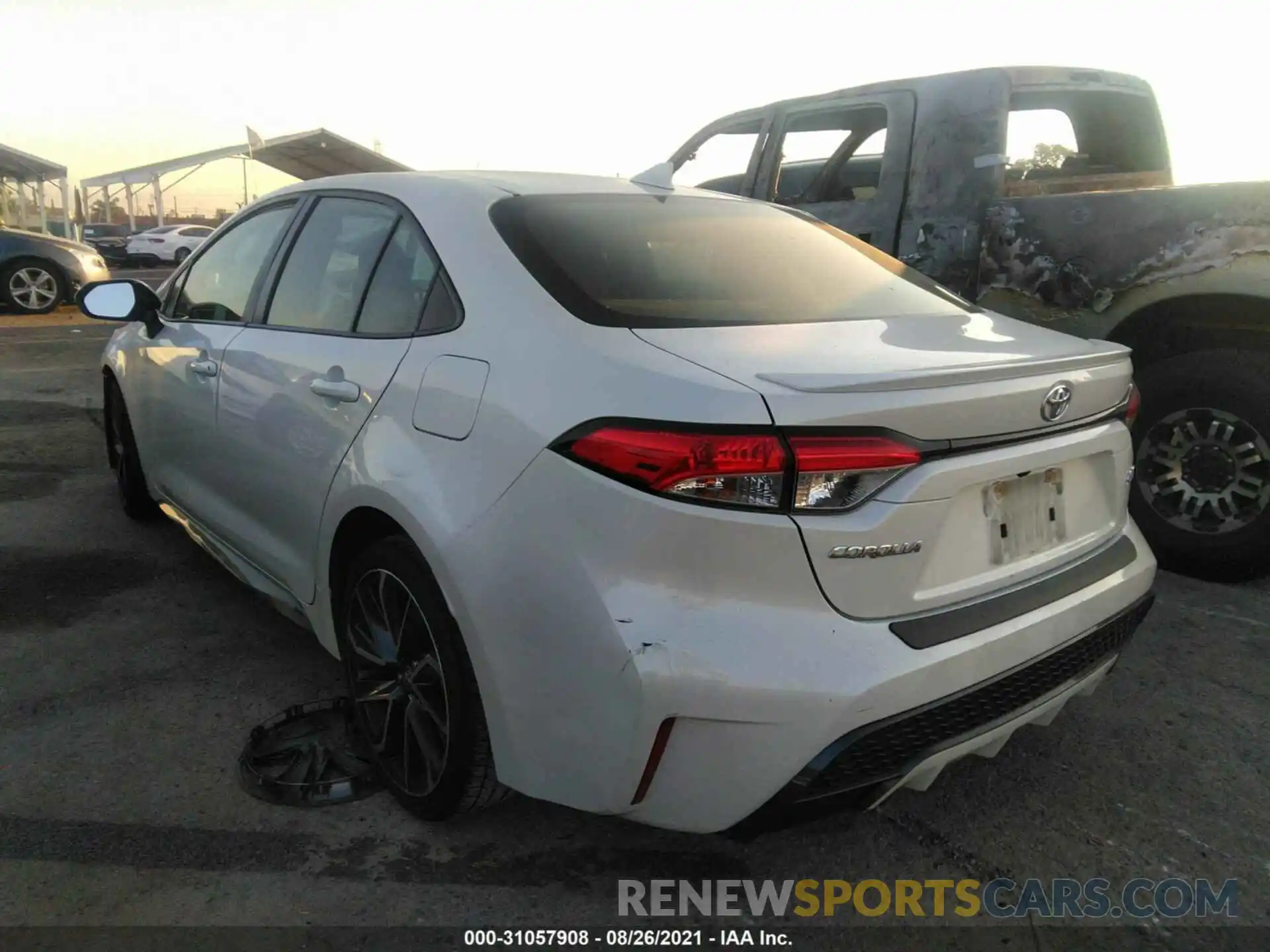 3 Photograph of a damaged car JTDS4RCE1LJ029529 TOYOTA COROLLA 2020