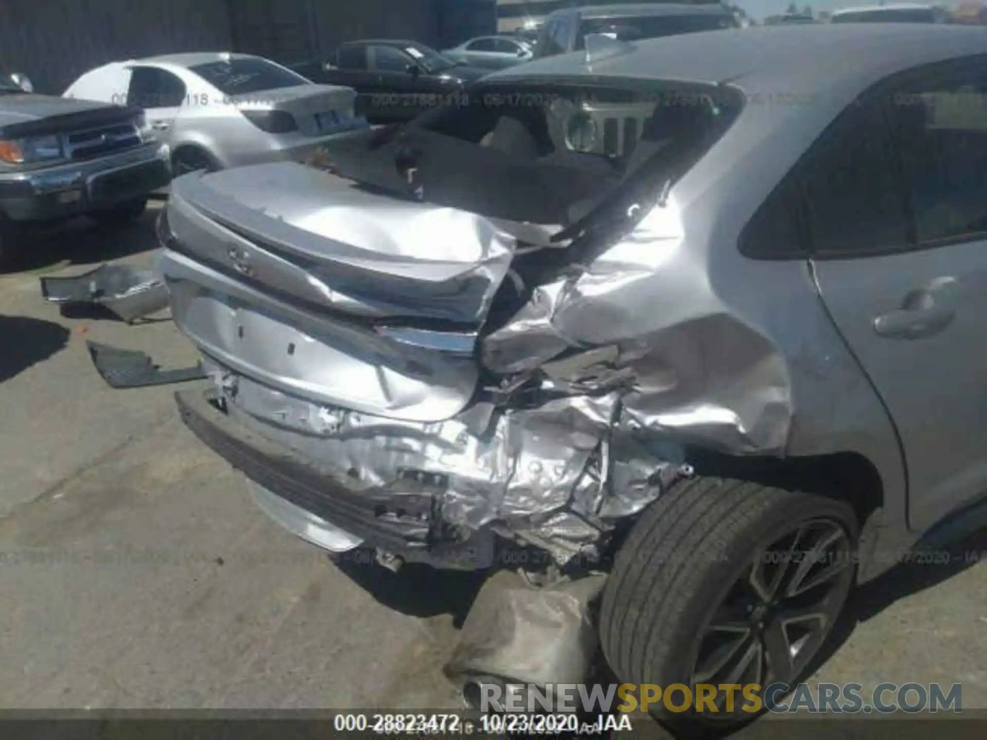 6 Фотография поврежденного автомобиля JTDS4RCE1LJ030177 TOYOTA COROLLA 2020