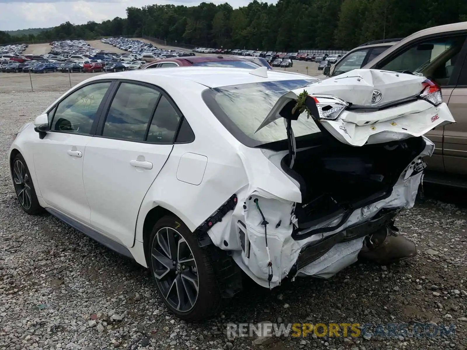 3 Photograph of a damaged car JTDS4RCE1LJ030423 TOYOTA COROLLA 2020