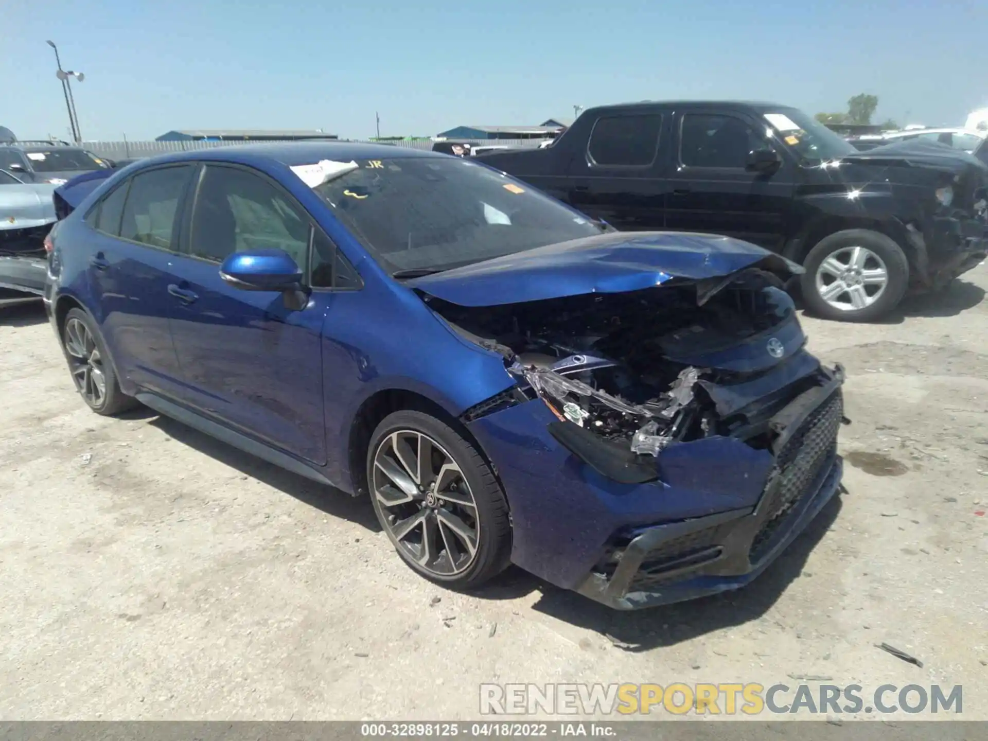 1 Photograph of a damaged car JTDS4RCE1LJ030826 TOYOTA COROLLA 2020