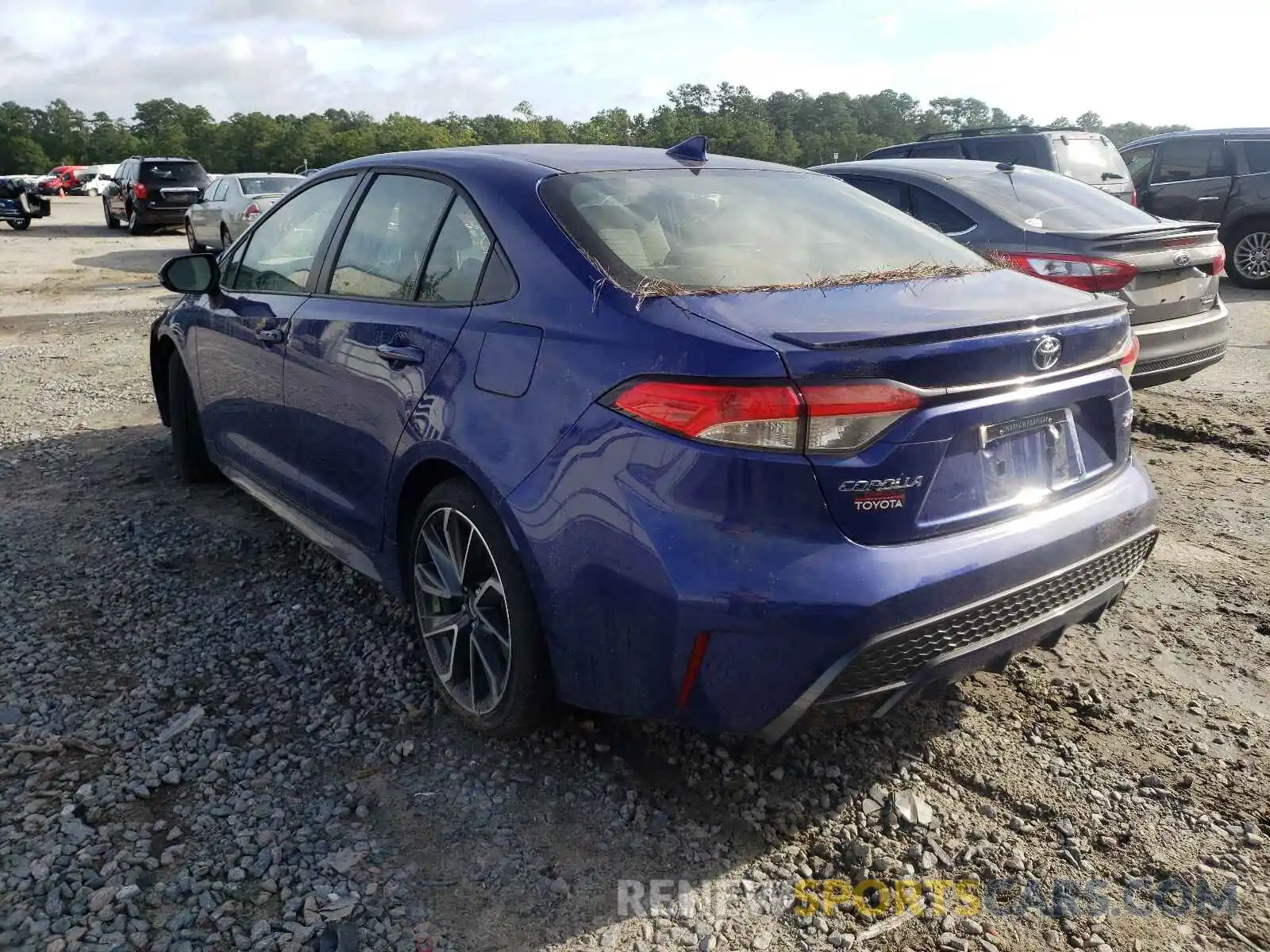 3 Photograph of a damaged car JTDS4RCE1LJ031166 TOYOTA COROLLA 2020