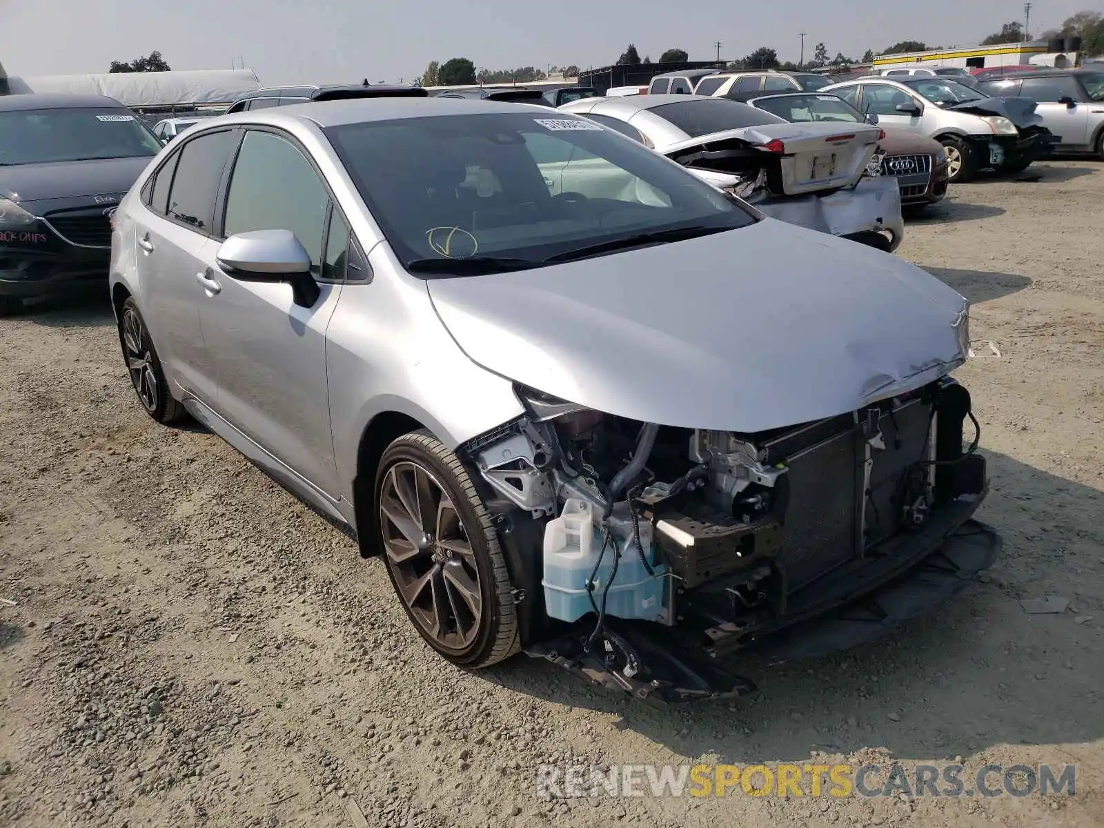 1 Photograph of a damaged car JTDS4RCE1LJ031894 TOYOTA COROLLA 2020