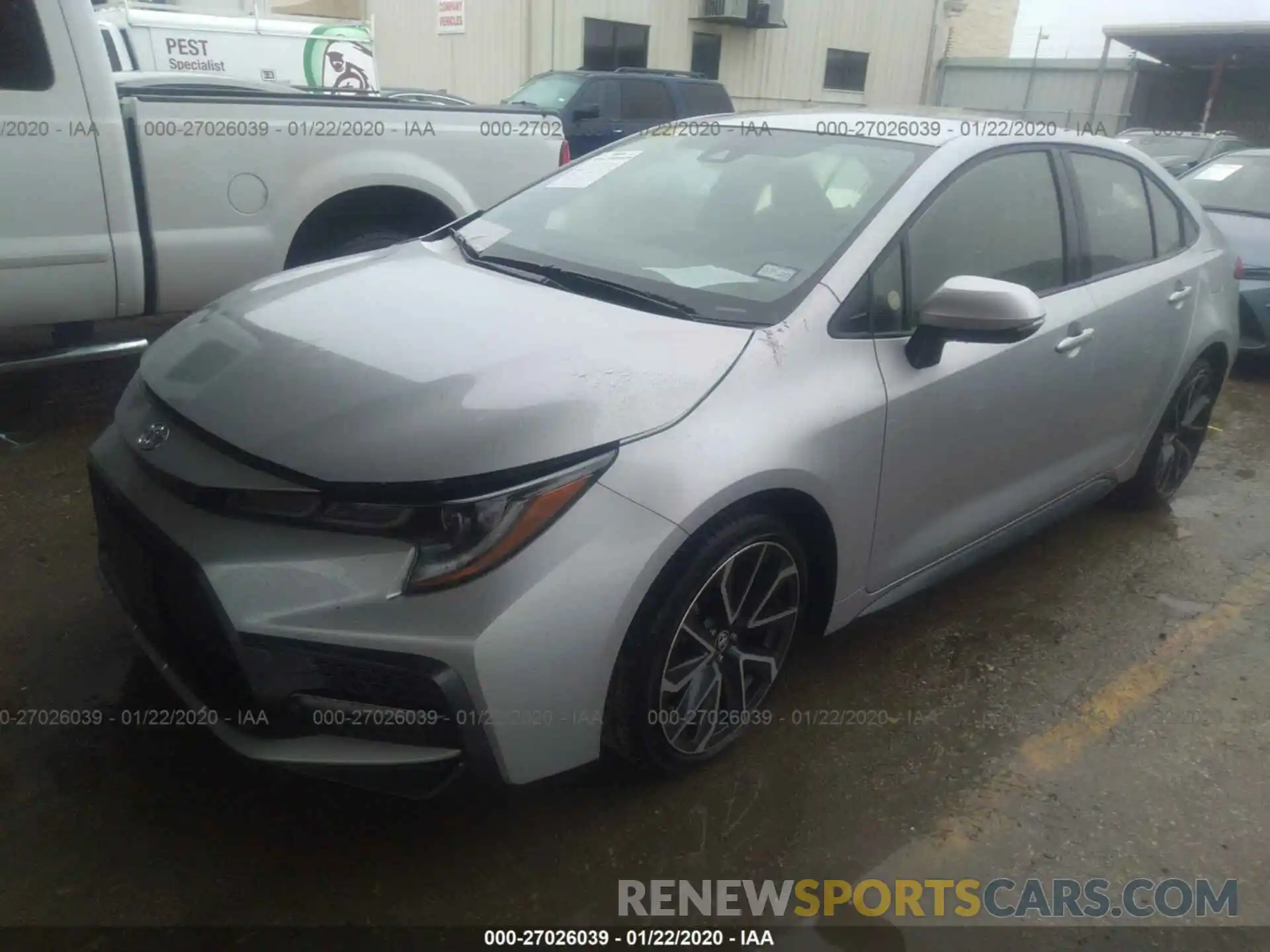 2 Photograph of a damaged car JTDS4RCE1LJ032981 TOYOTA COROLLA 2020