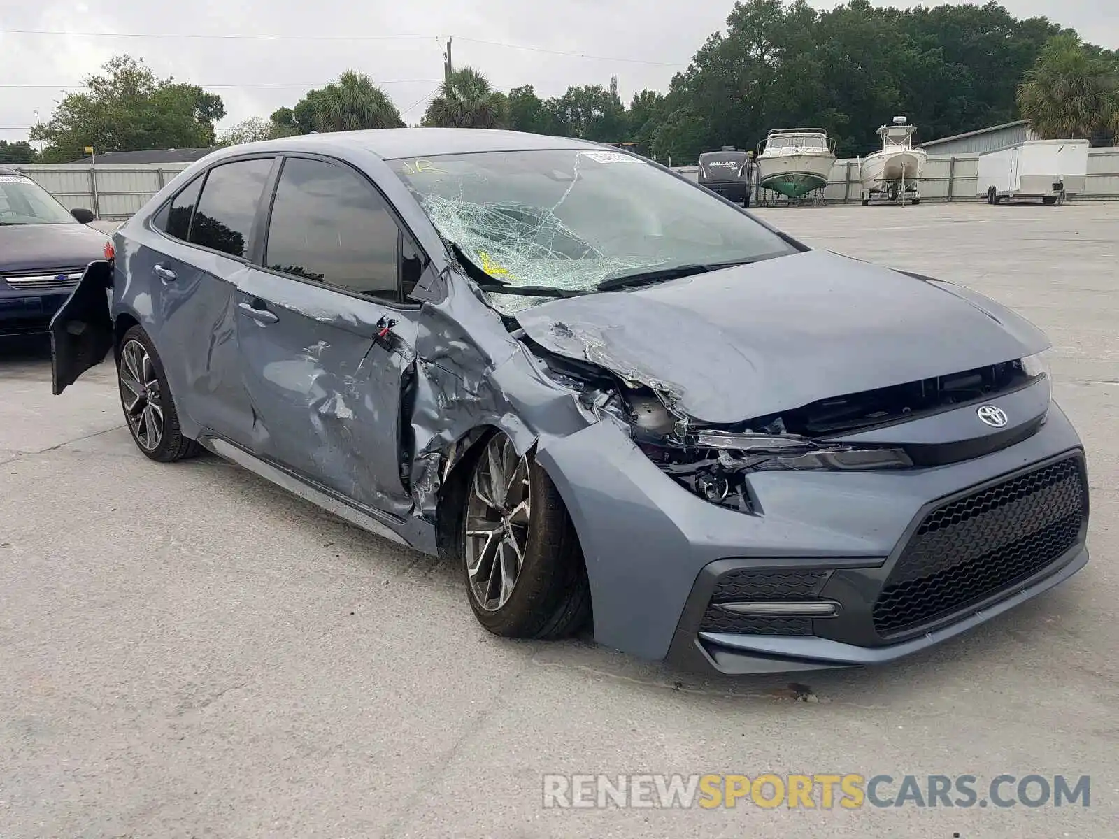 1 Photograph of a damaged car JTDS4RCE1LJ033354 TOYOTA COROLLA 2020