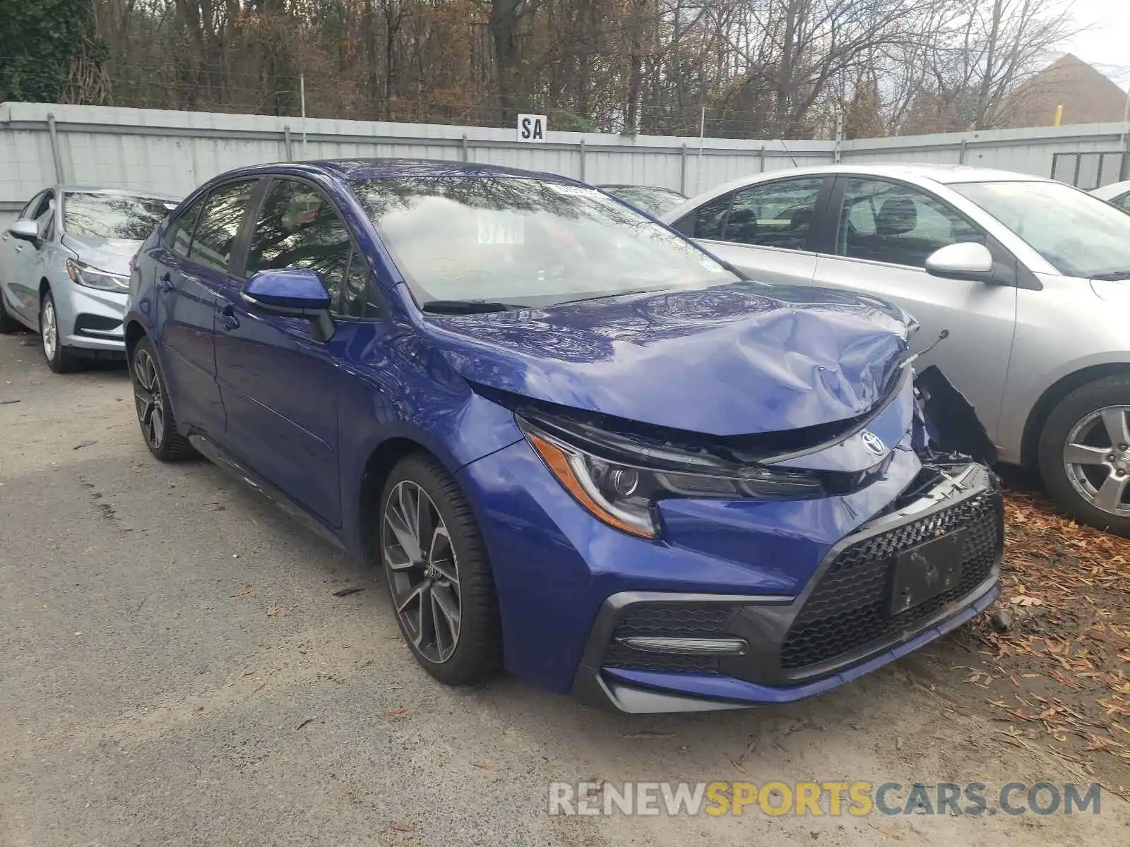 1 Photograph of a damaged car JTDS4RCE1LJ034486 TOYOTA COROLLA 2020