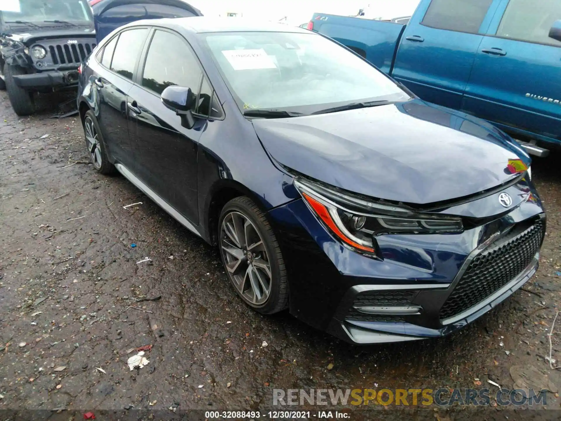 1 Photograph of a damaged car JTDS4RCE1LJ034505 TOYOTA COROLLA 2020