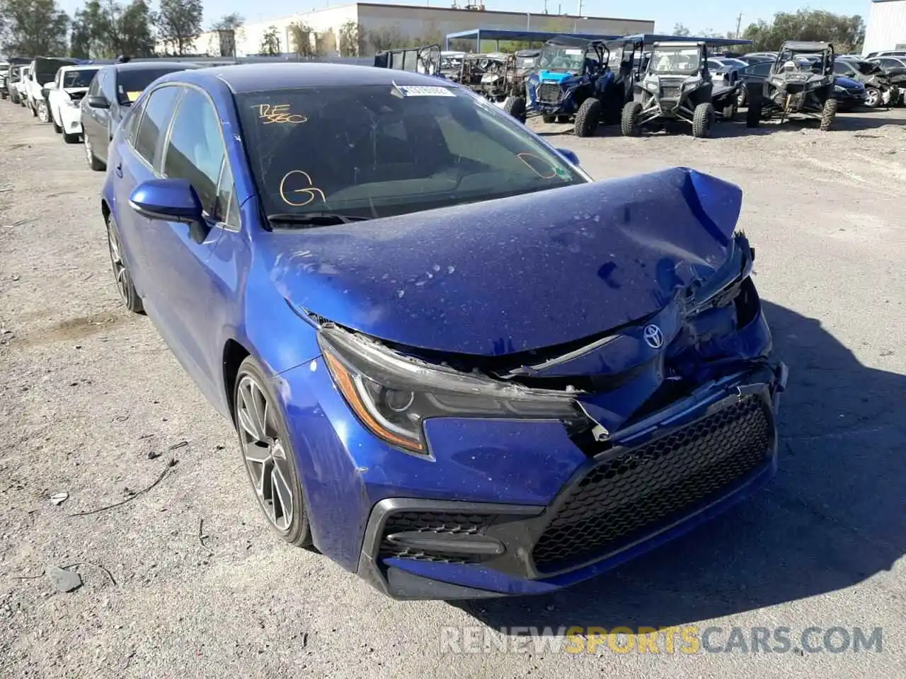 1 Photograph of a damaged car JTDS4RCE1LJ034908 TOYOTA COROLLA 2020