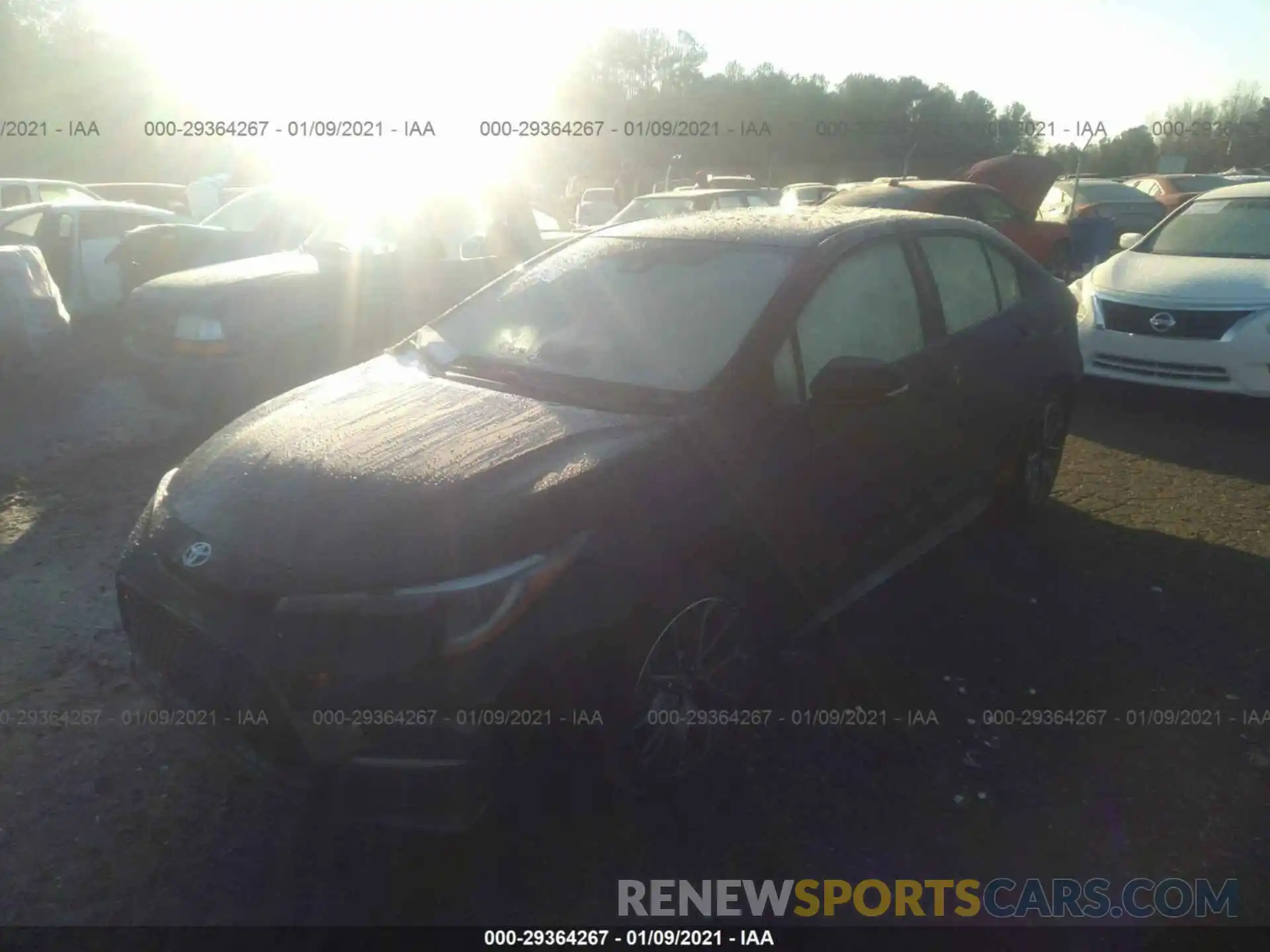 2 Photograph of a damaged car JTDS4RCE1LJ035055 TOYOTA COROLLA 2020